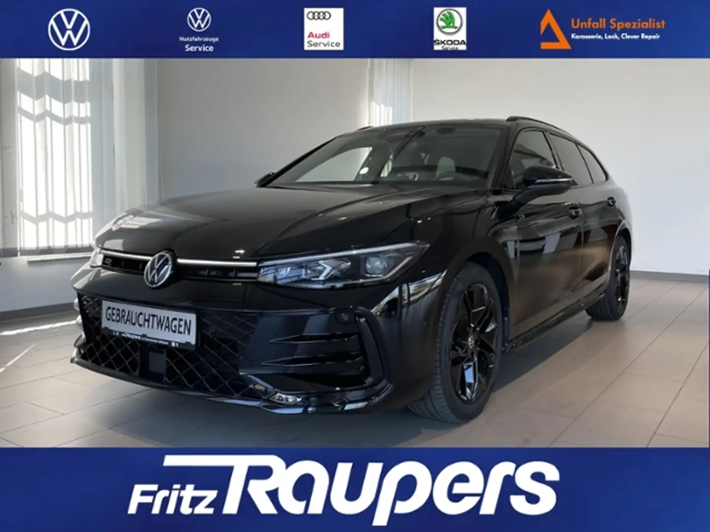 Volkswagen Passat Variant 2.0 TDI DSG R-Line +BLACK STYLE+DCC+AHK Negru - 1