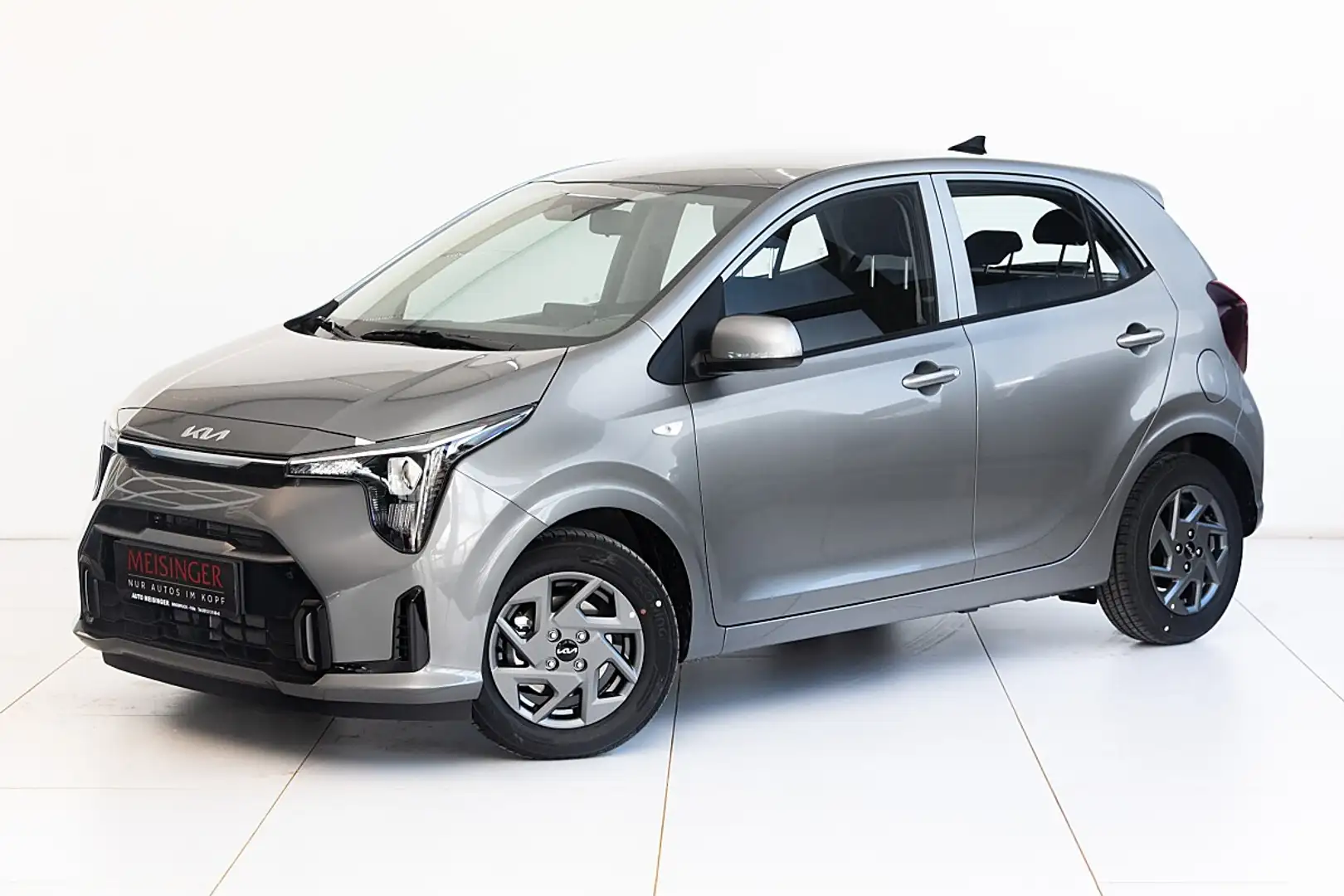 Kia Picanto 1,0 GDI Silber 4 Stz. Grau - 1