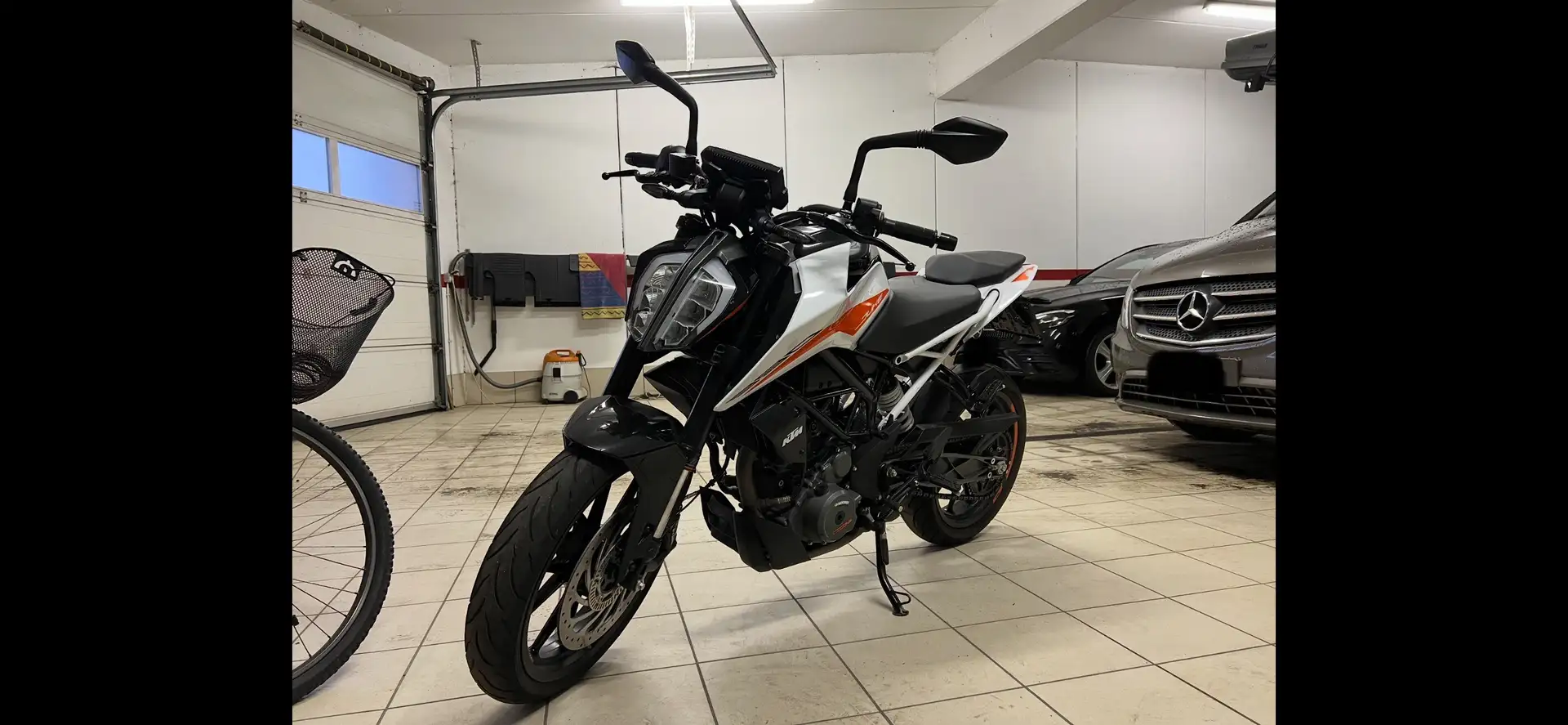 KTM 390 Duke abs + quickshifter Alb - 2