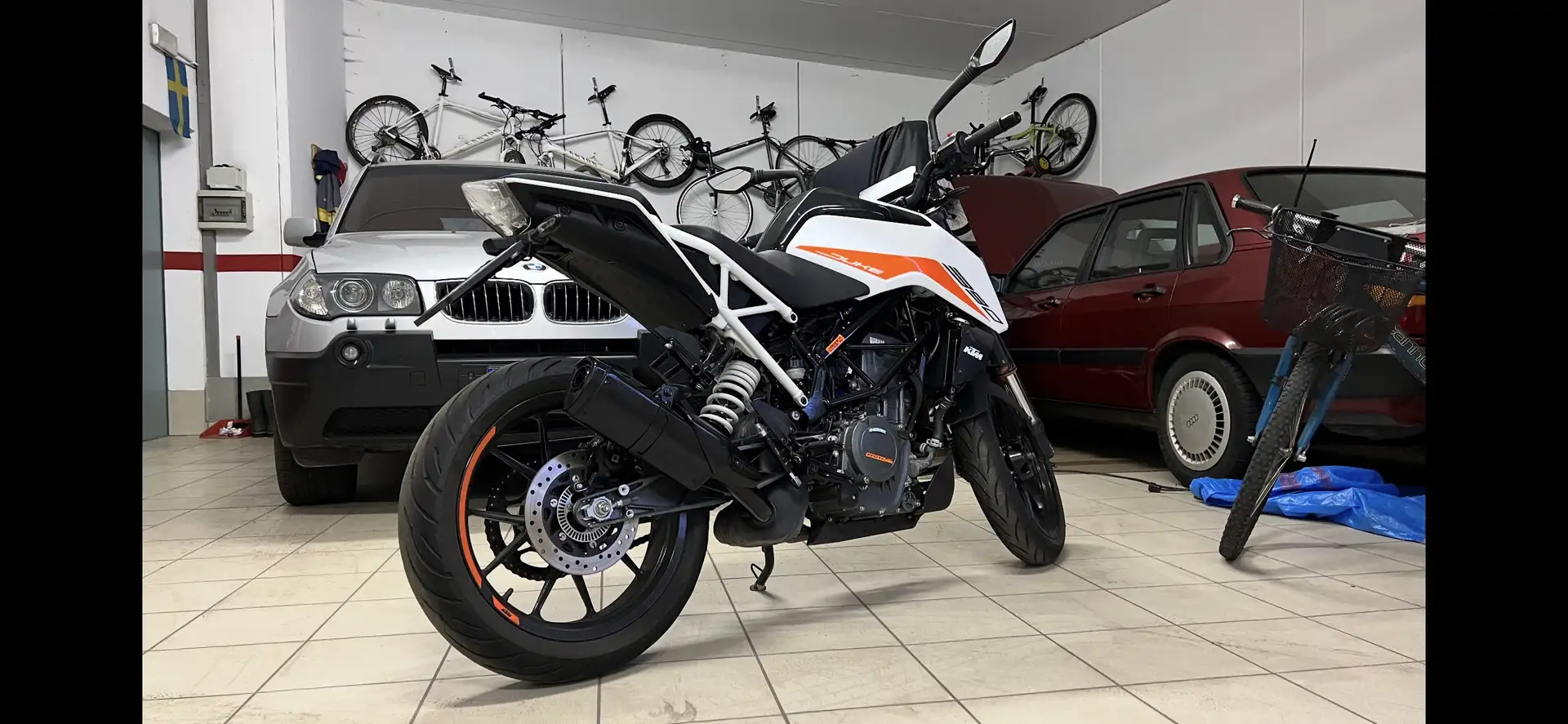 KTM 390 Duke abs + quickshifter Alb - 1