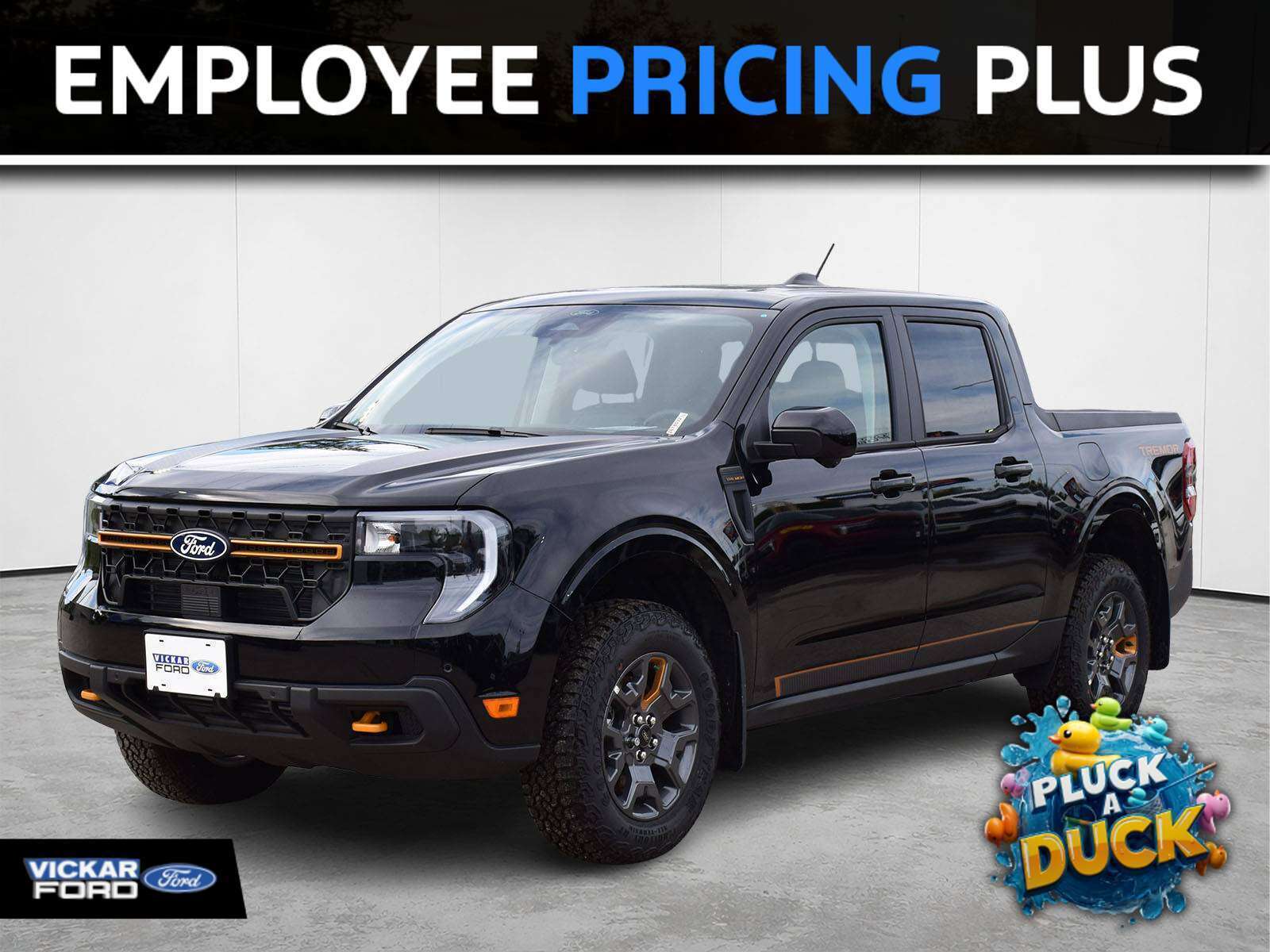 Black 2026 Ford Maverick Pickup Truck All-Wheel Drive Automatic
