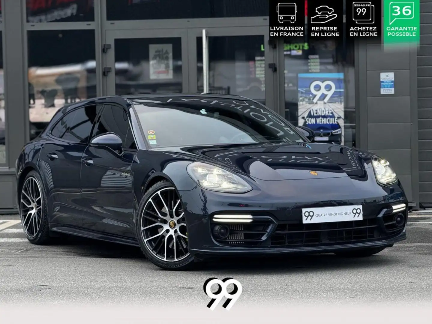 Porsche Panamera Sport Turismo 2.9i V6 - 330 - BV PDK - Stop&Start  Bleu - 1