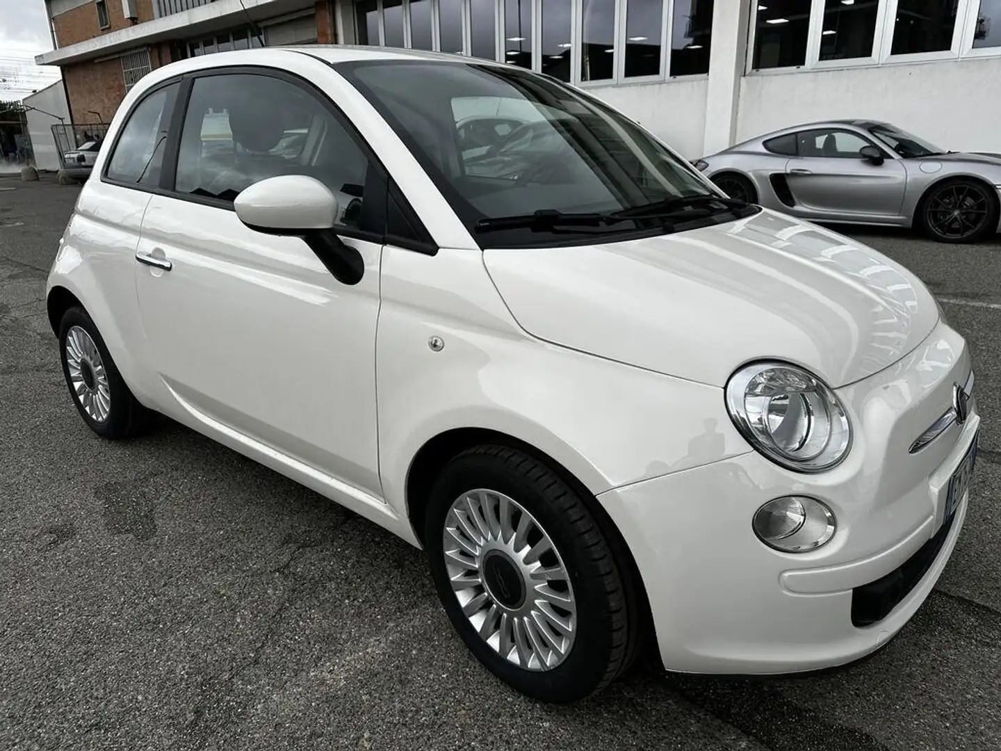 Fiat 500 1.3 mjt 16v Lounge 95cv Weiß - 2