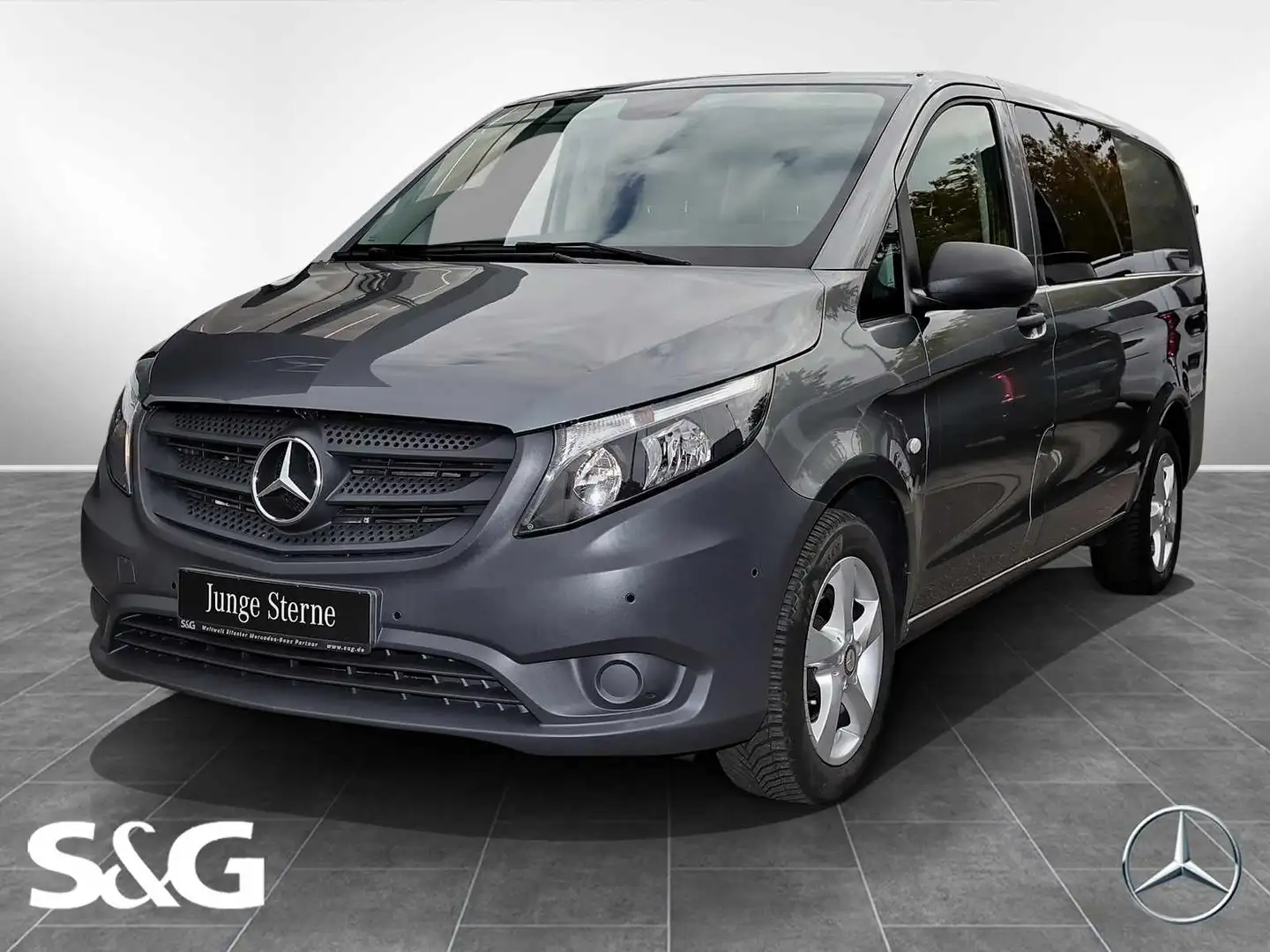 Mercedes-Benz Vito 116 CDI Mixto Lang Gris - 1