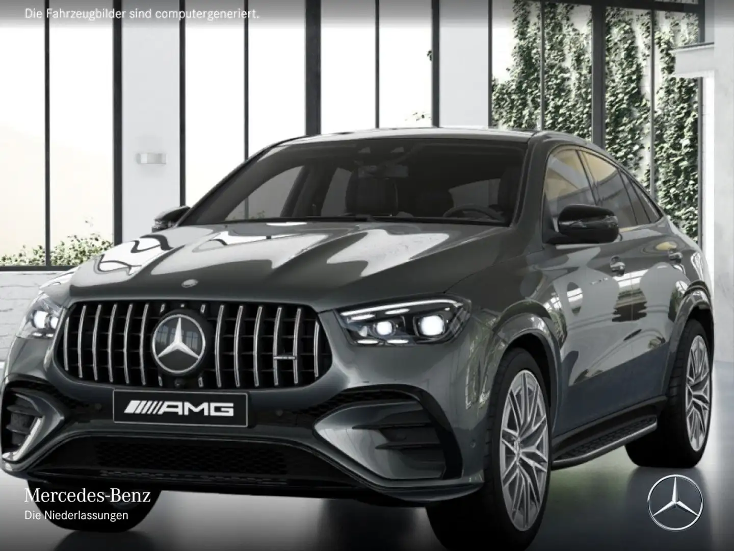 Mercedes-Benz GLE 53 AMG GLE 53 Coupé 4M NIGHT+PANO+360+AHK+MULTIBEAM+HUD Grau - 2
