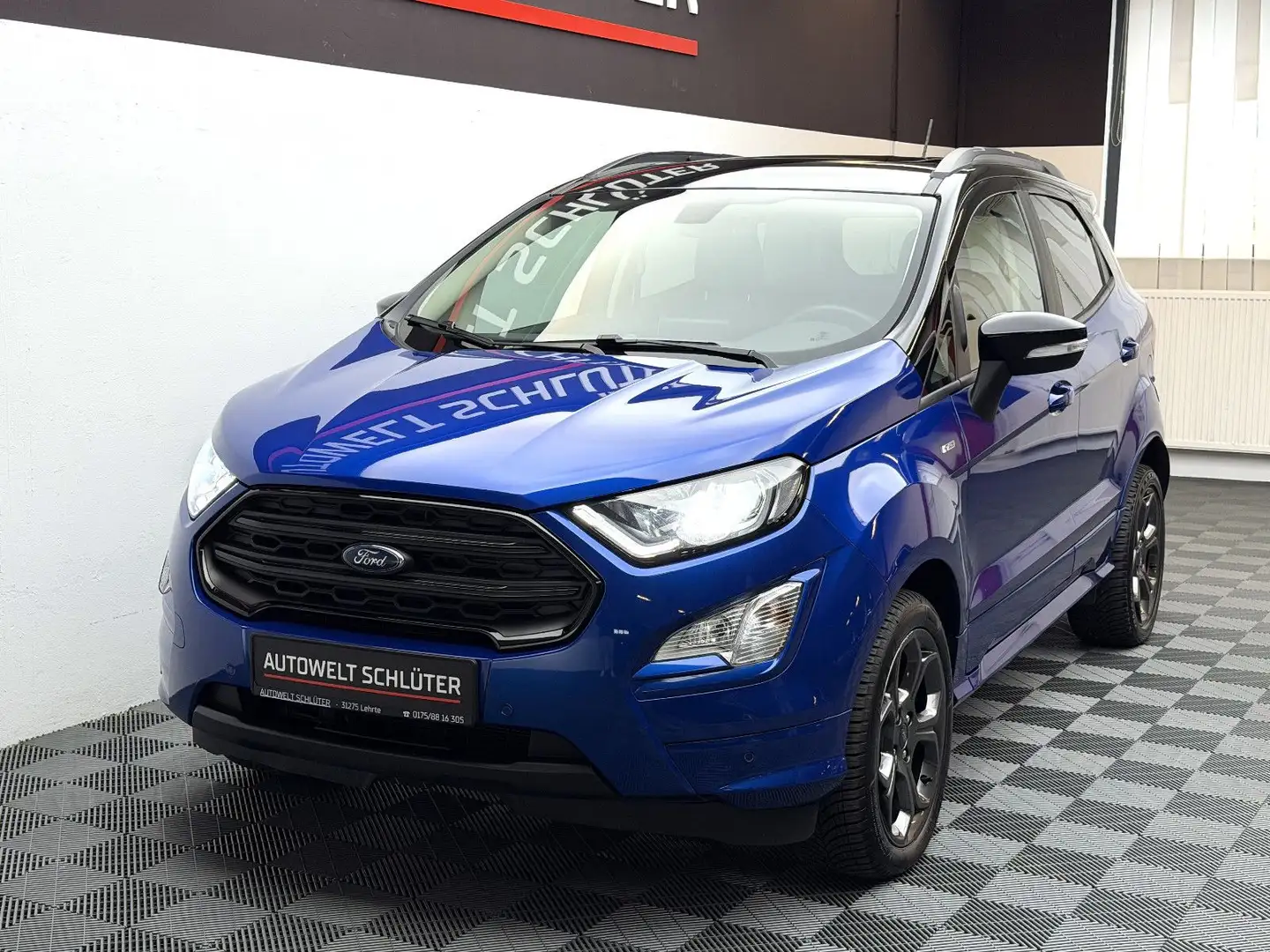 Ford EcoSport ST-Line Navi*Xenon*Schiebedach*Kamera* Bleu - 1