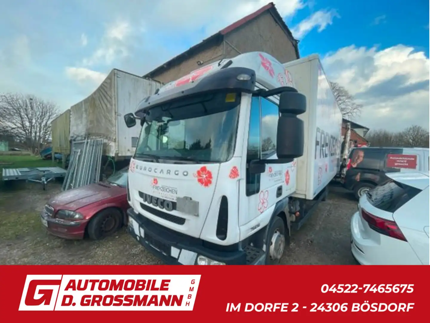 Iveco Eurocargo 75E18 Koffer LBW Bianco - 1