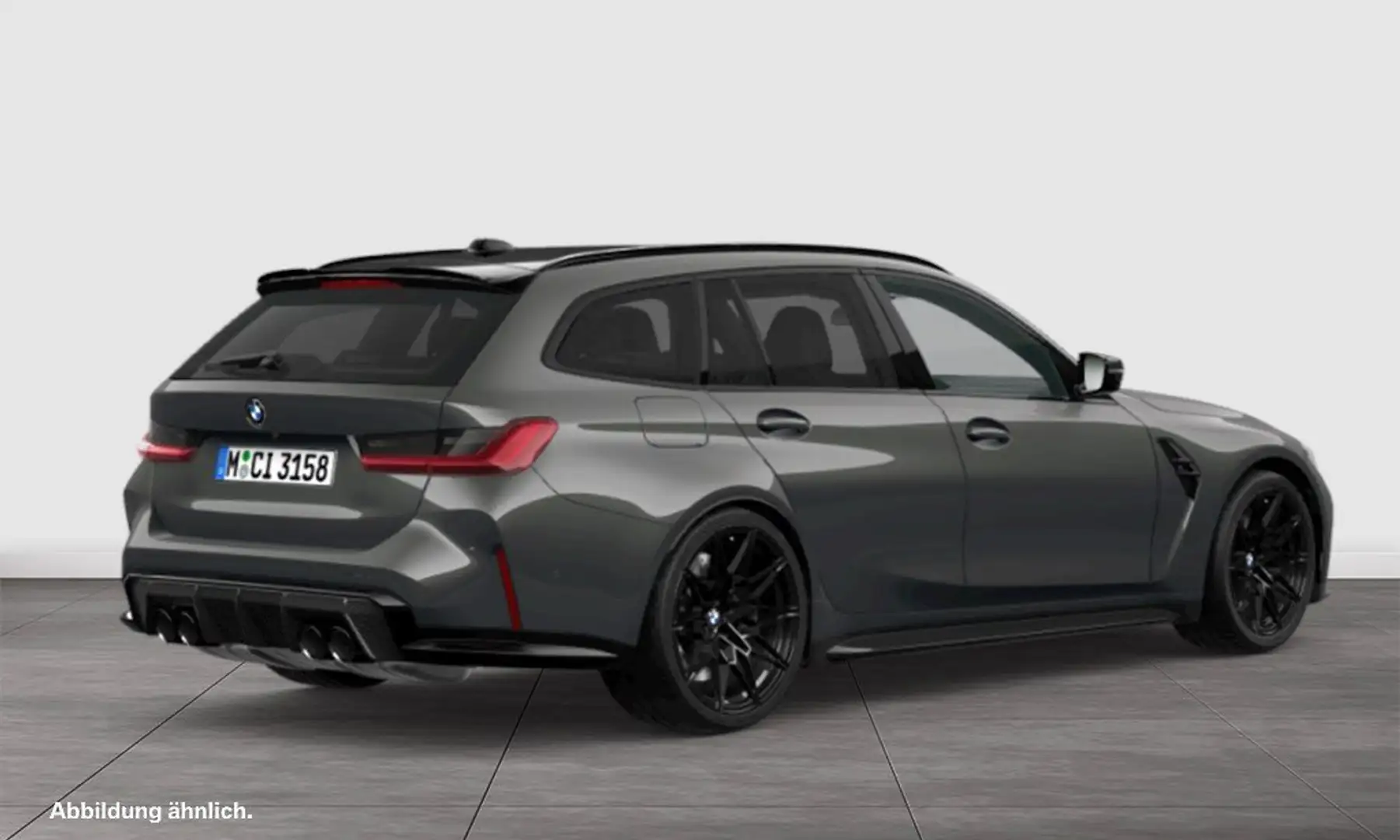 BMW M3 Competition xTouring HUD+Laser+H/K+Klima/Memorysit Gris - 2