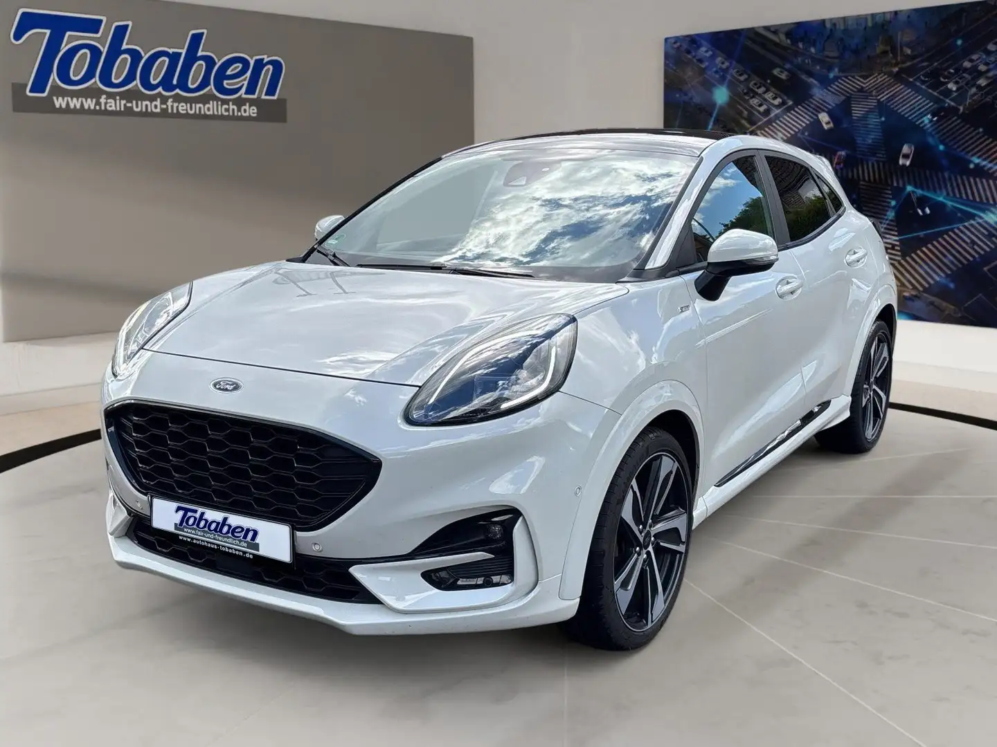 Ford Puma ST-Line X + Winterpaket + Keyless Blanc - 1