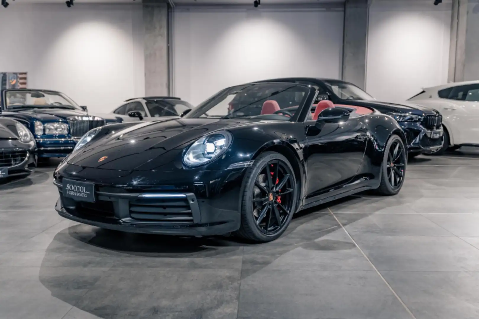 Porsche 992 Carrera 4 Cabriolet*LIFT SYST*VENT+RISC*SCARICHI Nero - 1