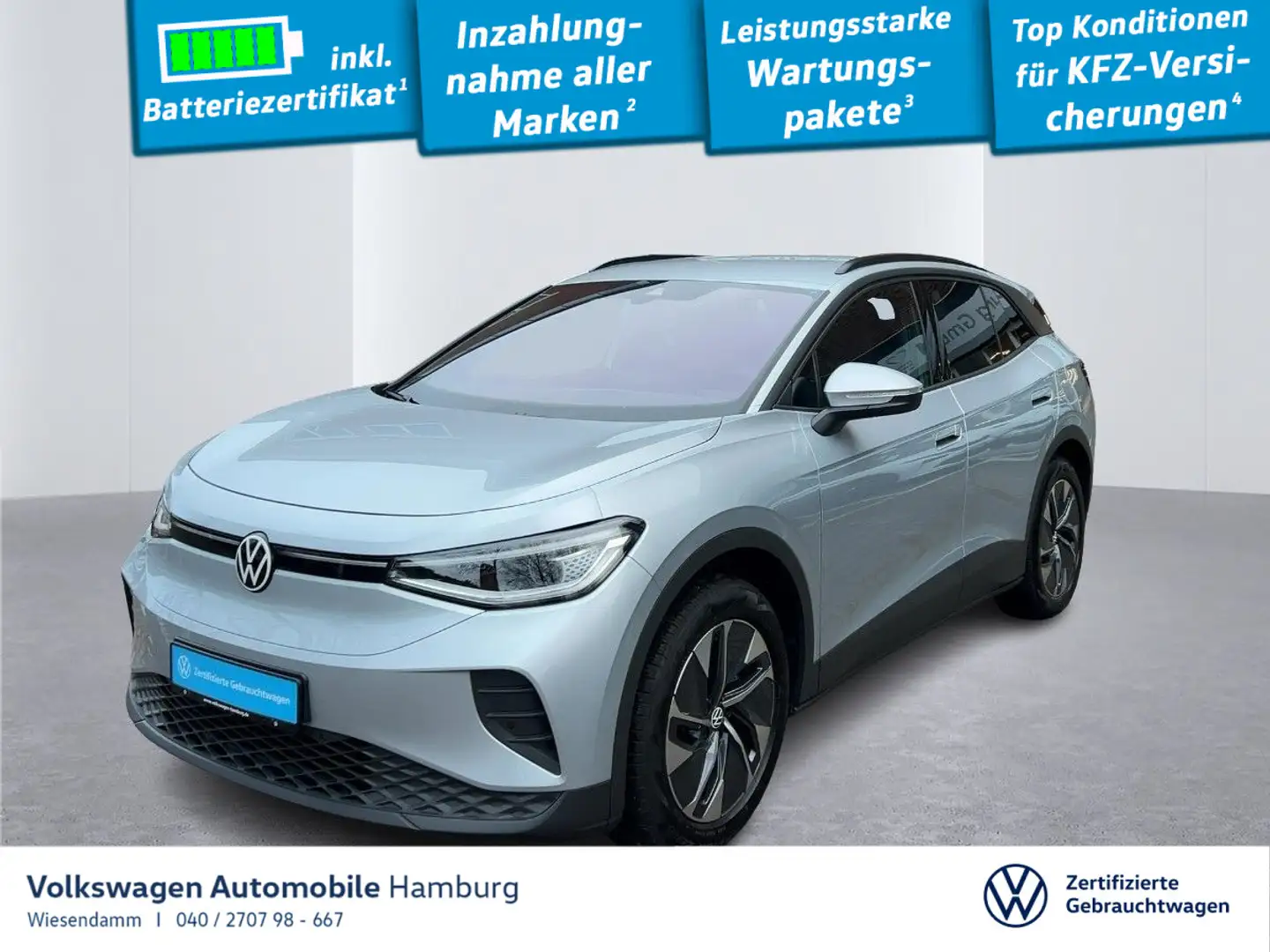 Volkswagen ID.4 Pure Performance Sitzhzg PDC Navi Silber - 1
