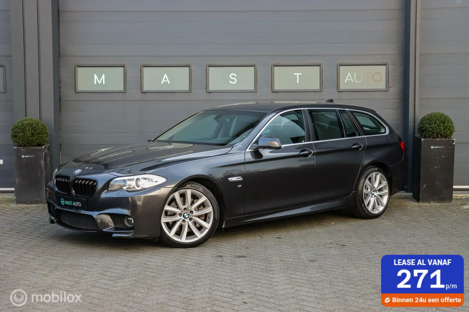 BMW 530 5-serie Touring 530i|M-Sport|NAP|Leder|Navi|Bi-xen Gris - 1