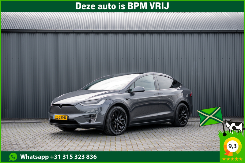 Tesla Model X 100D AWD | 525 PK | 7-Zits | Camera | PDC | Falcon
