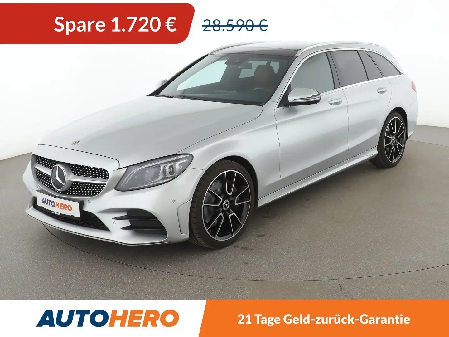 Mercedes-Benz C 300 C 300 T AMG Line Aut.*LED*NAVI*TEMPO*AHK*CAM*SHZ* Grau - 1