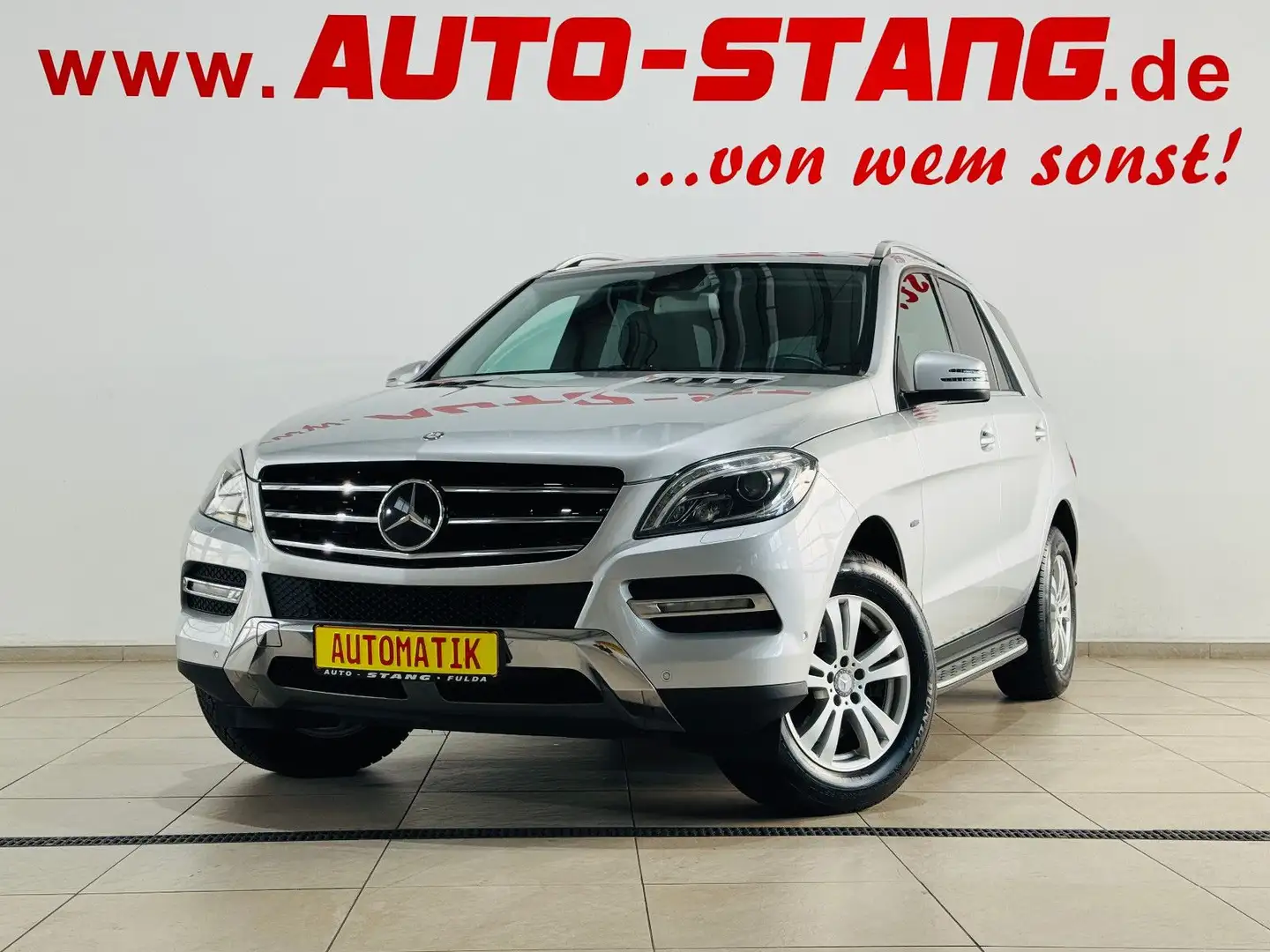 Mercedes-Benz ML 350 CDI BlueTec*2.HAND+SCHECKHEFT+TOTWINKEL* Silber - 1