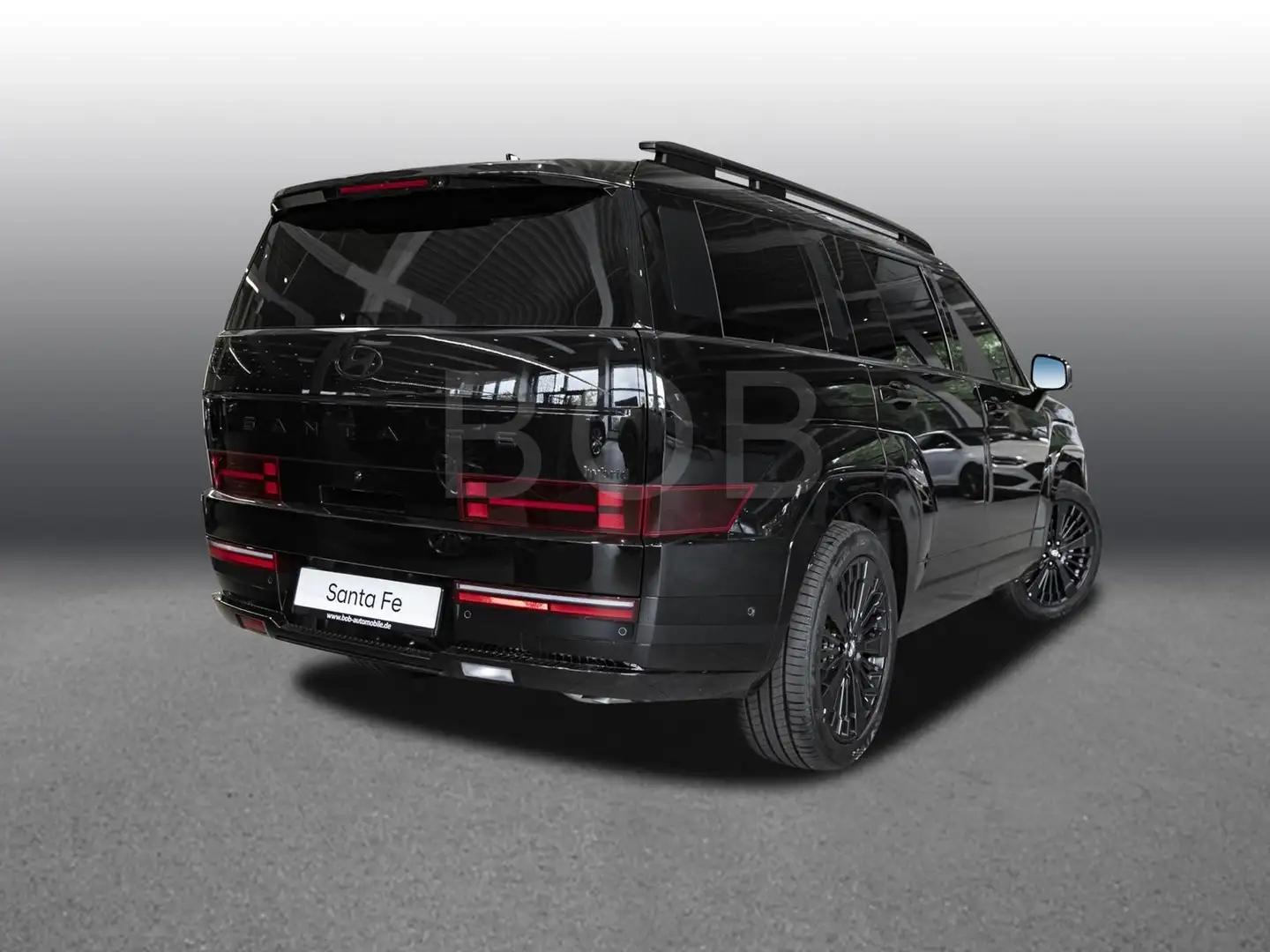 Hyundai SANTA FE Hybrid 4WD Blackline 8-fach bereift NAVI SHZ Kamer Černá - 2