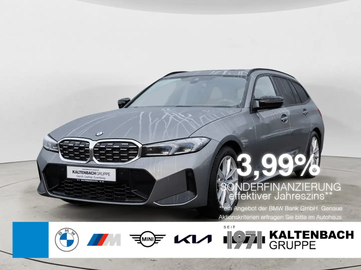 BMW 340 Mi Touring xDrive PANO AHK LED HUD NAVI Grau - 1
