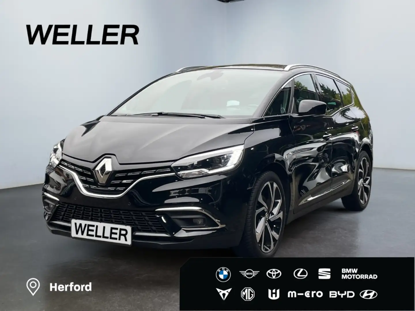 Renault Grand Scenic TCe 160 EDC BLACK EDITION *7-Si*Pano* Schwarz - 1