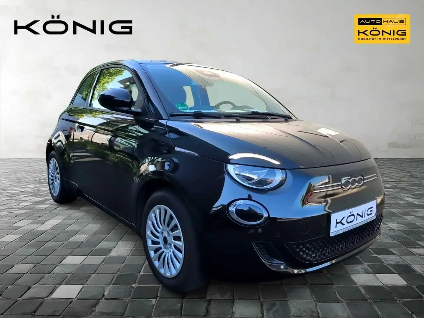 Fiat 500e BASE Klima*CarPlay*PDC*Cam*Shz Schwarz - 2