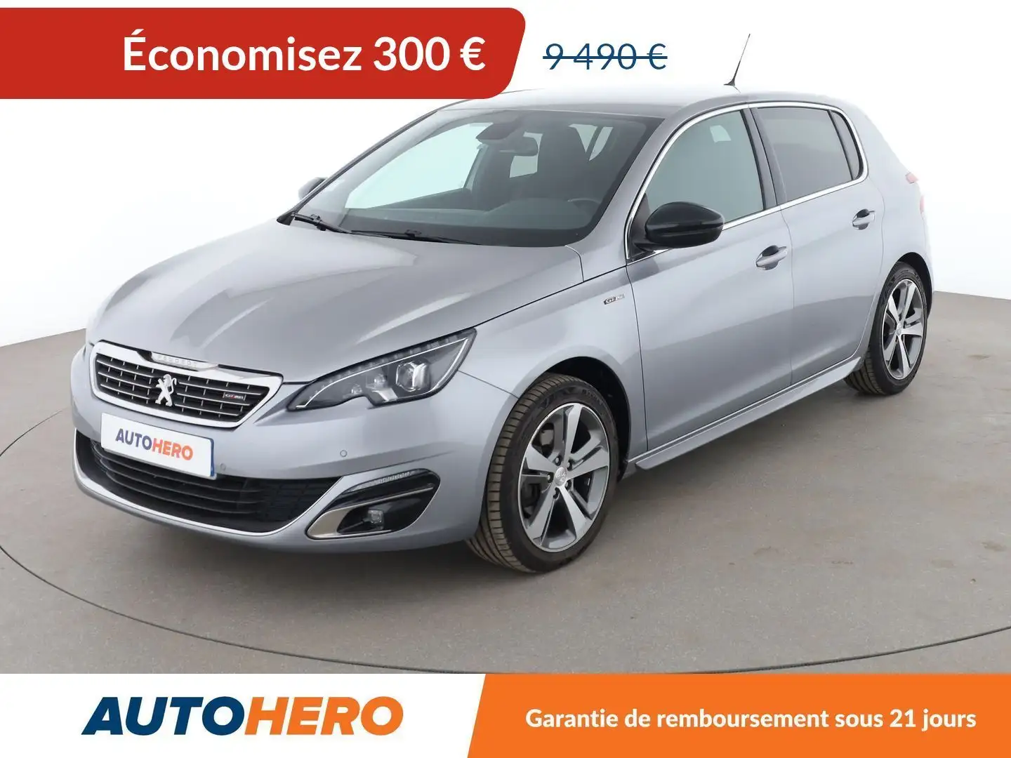 Peugeot 308 1.2 PureTech GT Line Gris - 1