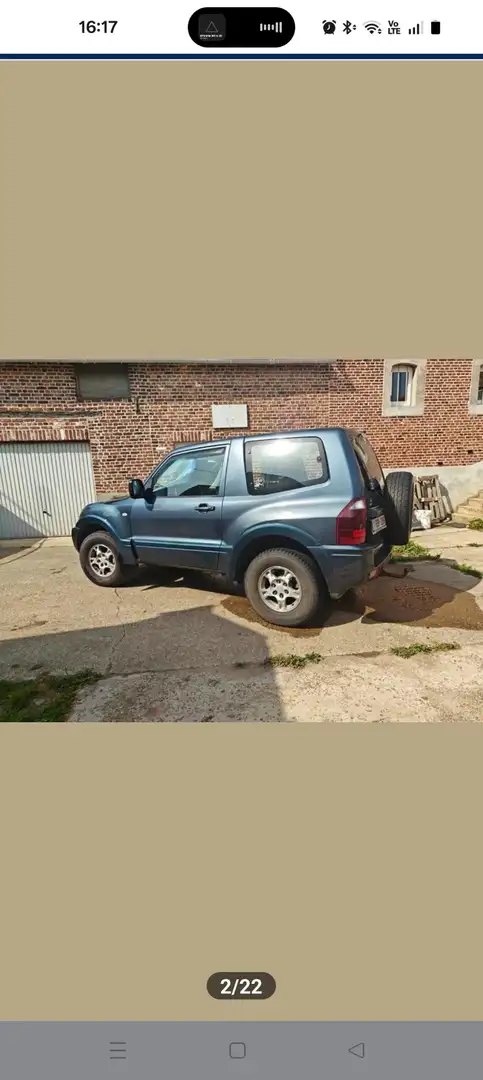 Mitsubishi Pajero 3.2 DI-D Automatik Instyle Bleu - 2