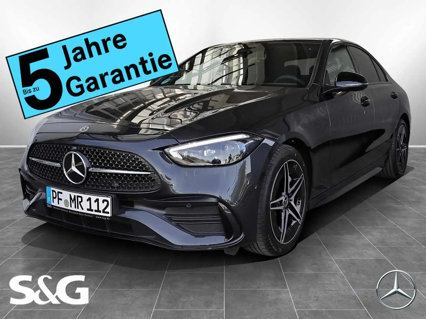 Mercedes-Benz C 200 AMG Distronic+360°+DIG-LED+Pano+Night+18" Grau - 1