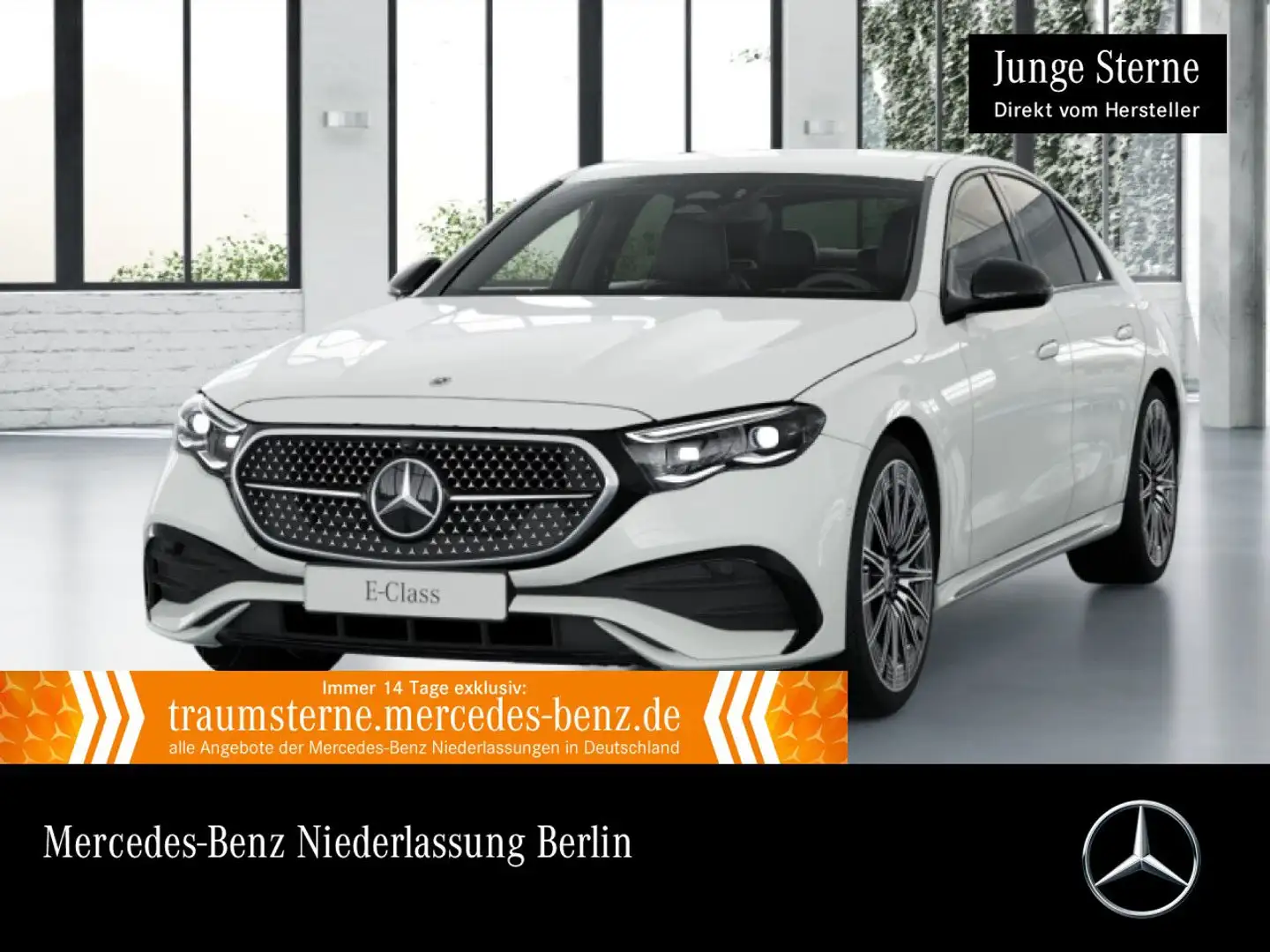 Mercedes-Benz E 200 AMG 360° Distr. Night Spurhalt-Ass Totwinkel Weiß - 1