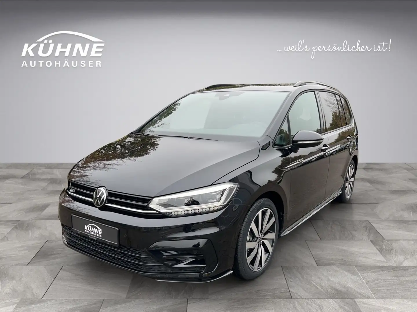 Volkswagen Touran R-Line 2.0 TDI DSG 7-SITZER | BLACK STYLE Negro - 2