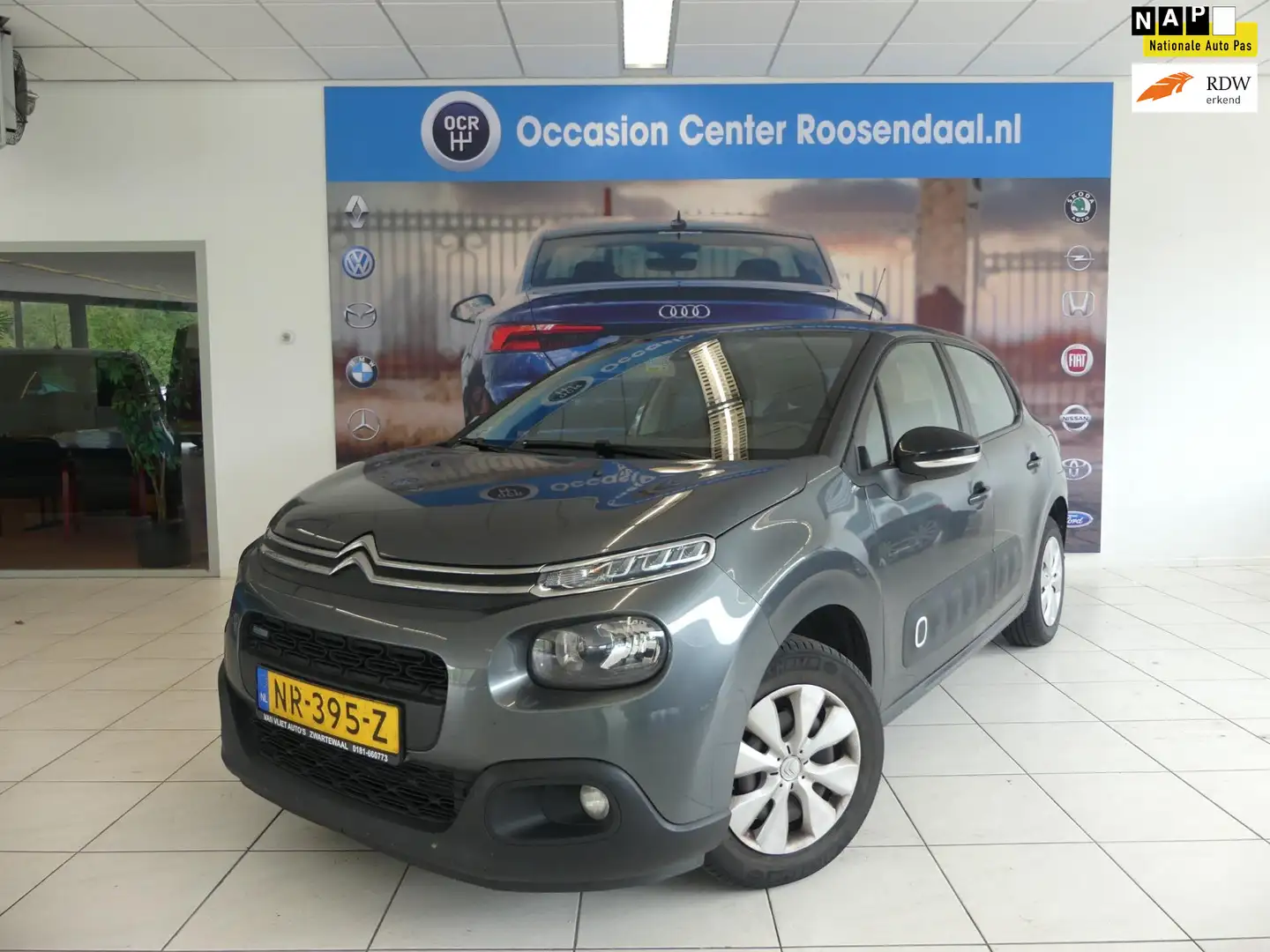 Citroen C3 1.2 PureTech Airco 5-Drs 1e Eigenaar Dealer Onderh Grau - 1