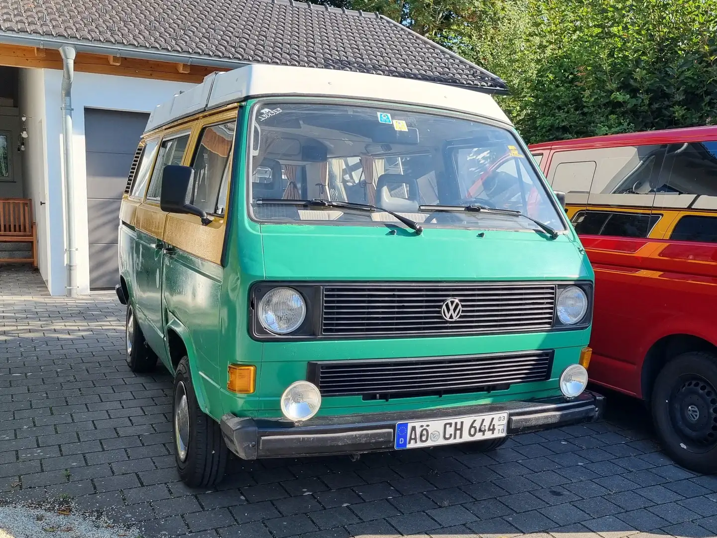 Volkswagen T3 VW T3 Multivan JX 5 Gang Tüv neu 07/27 Verde - 1