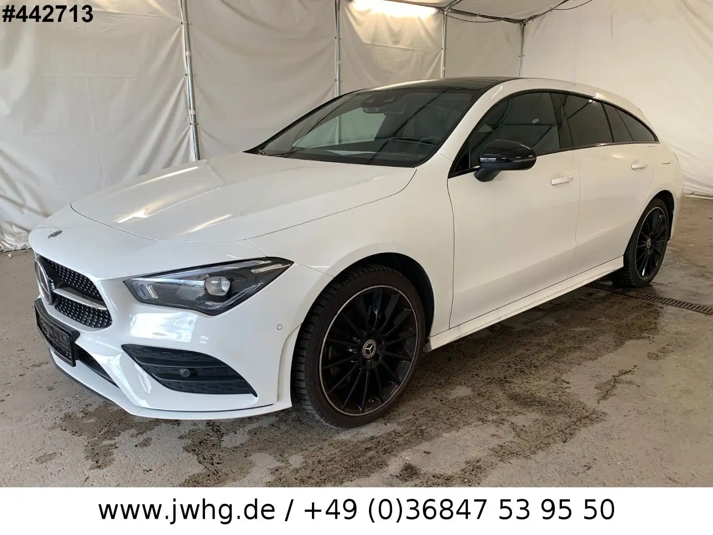 Mercedes-Benz CLA 250 CLA 250 Shoot-Br 2x AMG Line Widescr Pano Distr+ Blanc - 1