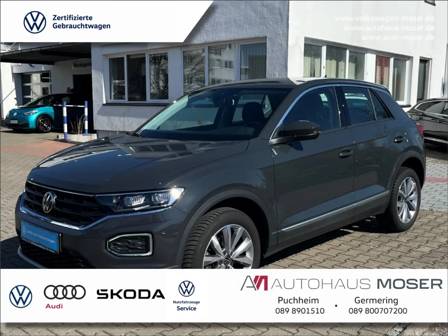 Volkswagen T-Roc 1.0 TSI Style - APP*Assistenz*Shzg*LED!!! Grau - 1