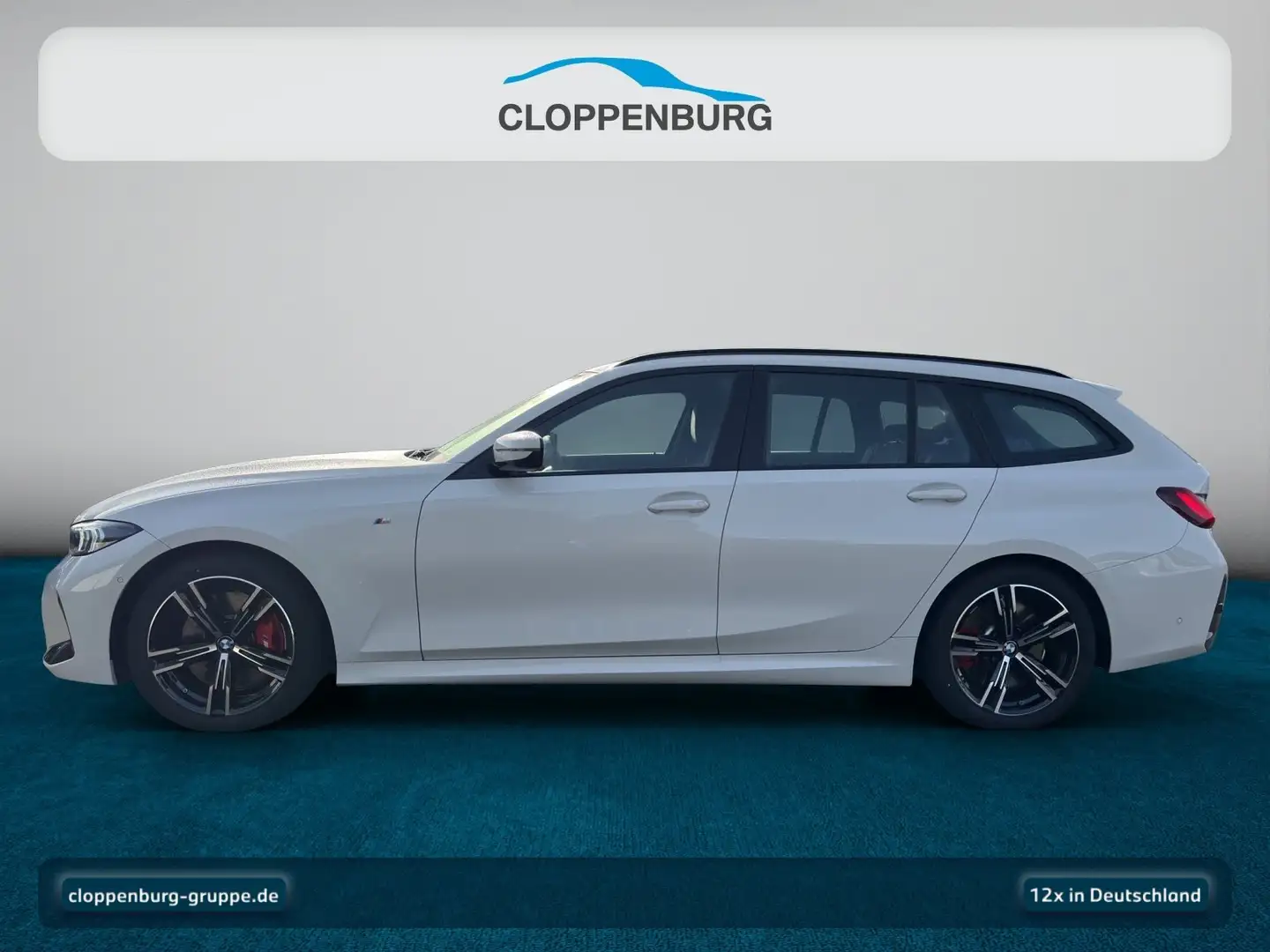 BMW 320 d Touring M Sportpaket Head-Up+AHK+Navi+360° Weiß - 2
