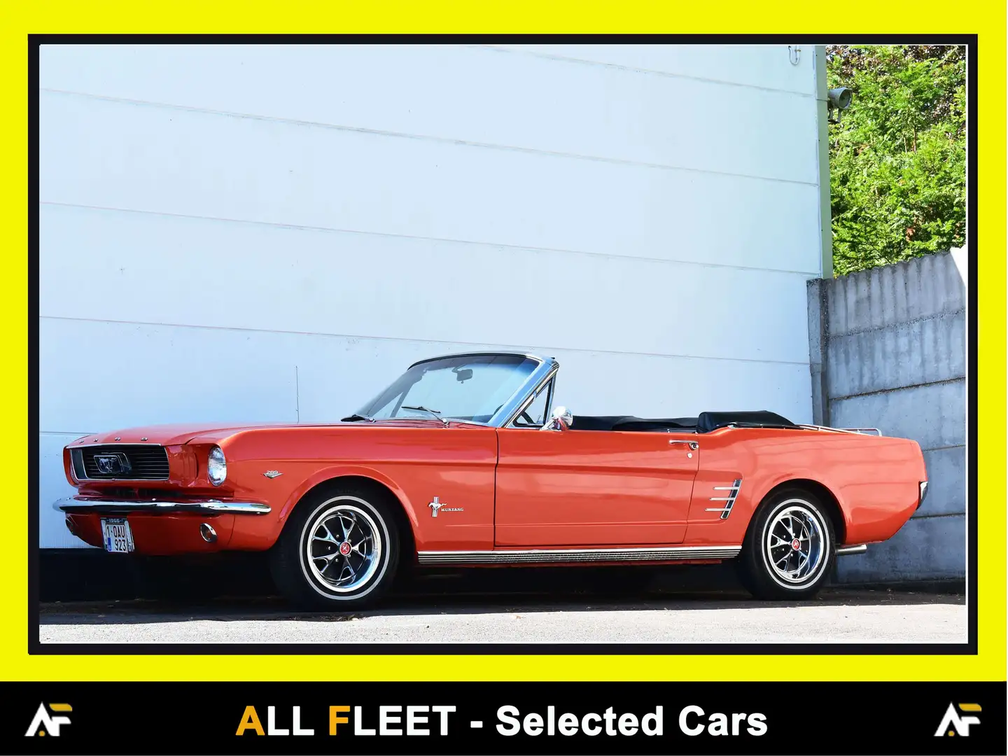 Ford Mustang 289 V8 - TOP CONDITION - FULL RESTORED Orange - 1