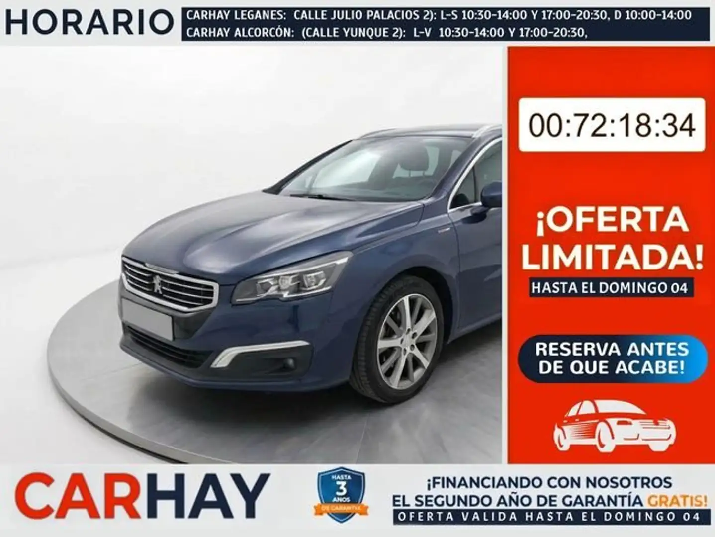 Peugeot 508 SW GT Line 2.0 BlueHDi 110KW (150CV) Azul - 1