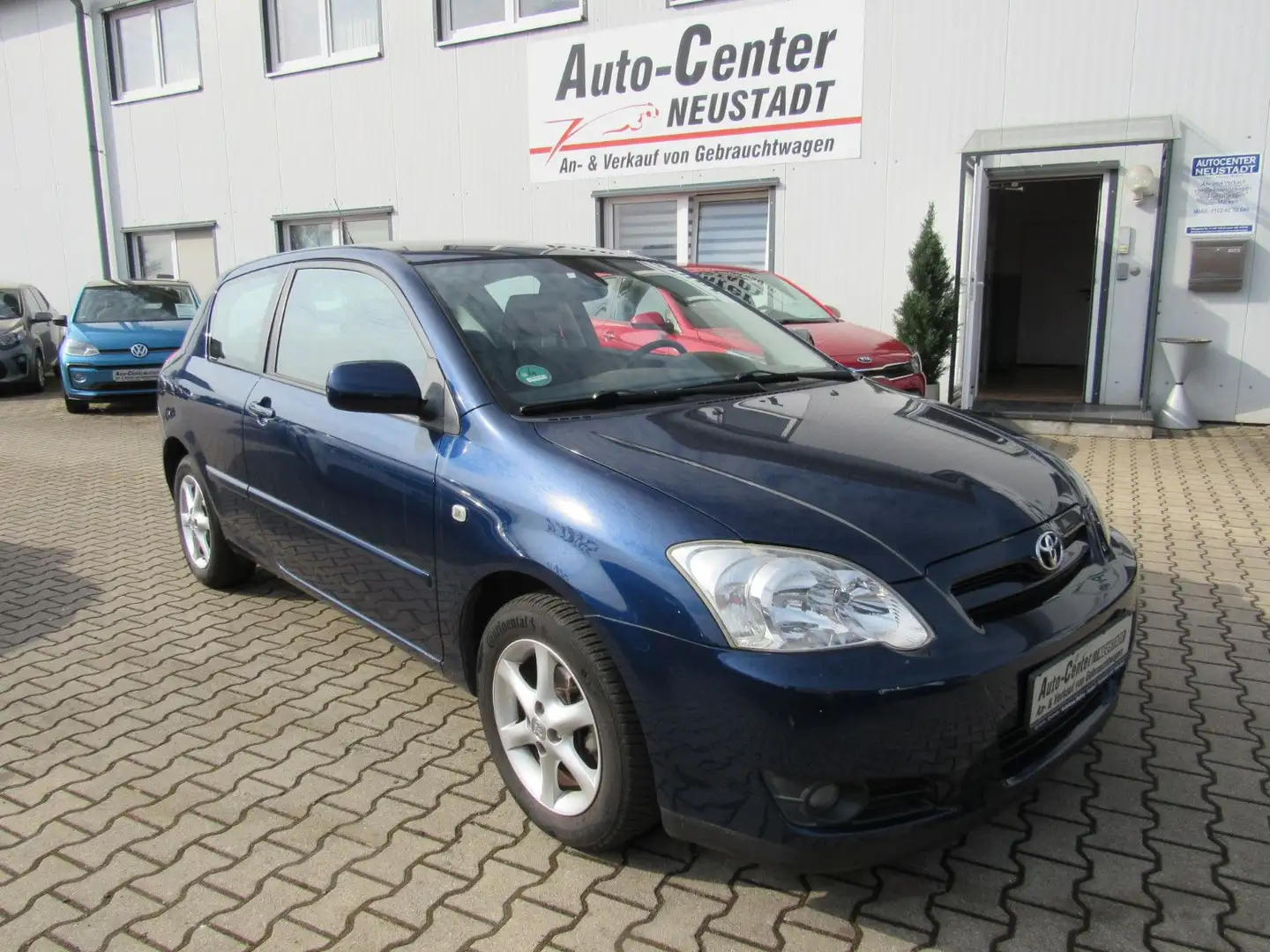 Toyota Corolla 1.4 Sol /Compact, nur 78 Tkm. Klimaautom Blau - 1