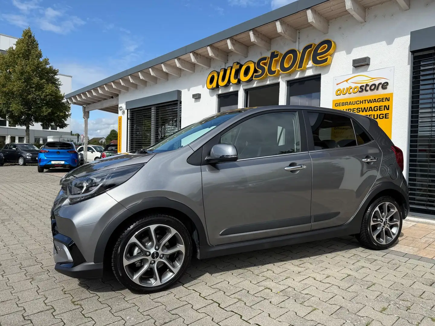 Kia Picanto 1.2 X Line ISG 62 kW (84 PS), Autom. 4-Gang, Fr... Grau - 1