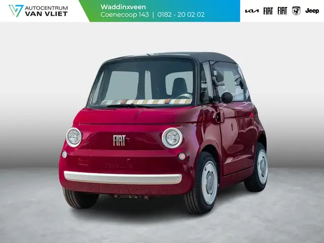 Fiat Topolino | Dutchies Edition | Burgundy Red | Leder Amaretto