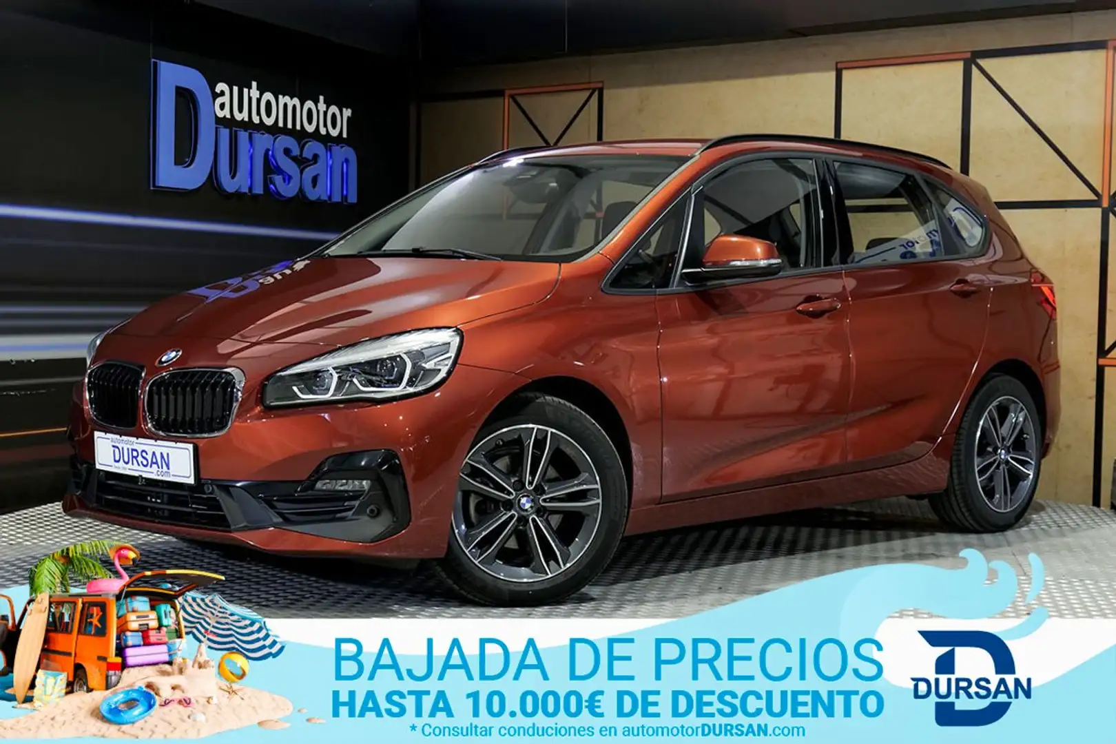 BMW 216 Active Tourer 216d Arancione - 1