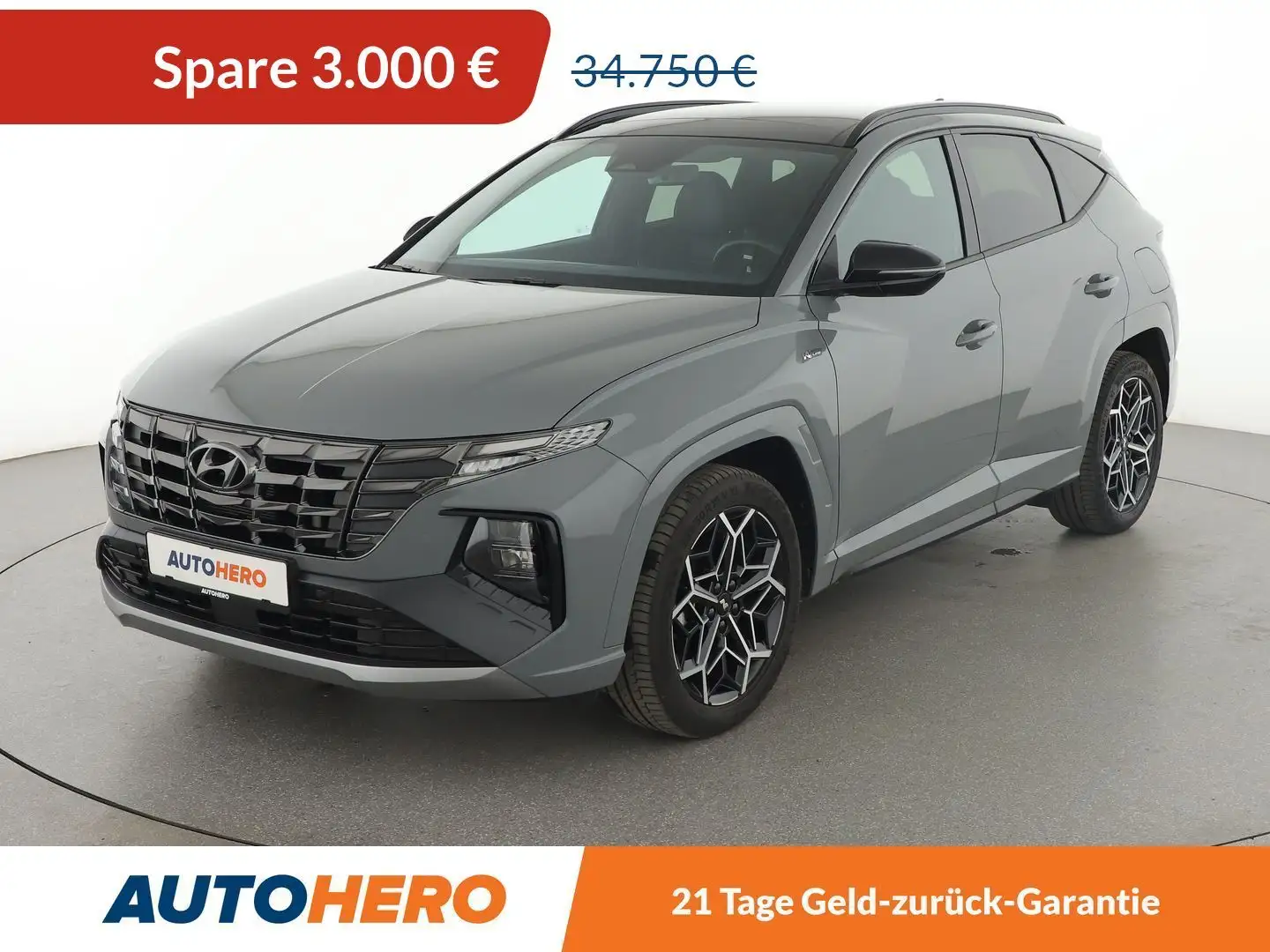 Hyundai TUCSON 1.6 CRDi Mild-Hybrid N Line 4WD Aut*NAVI*LED*ACC* Gris - 1