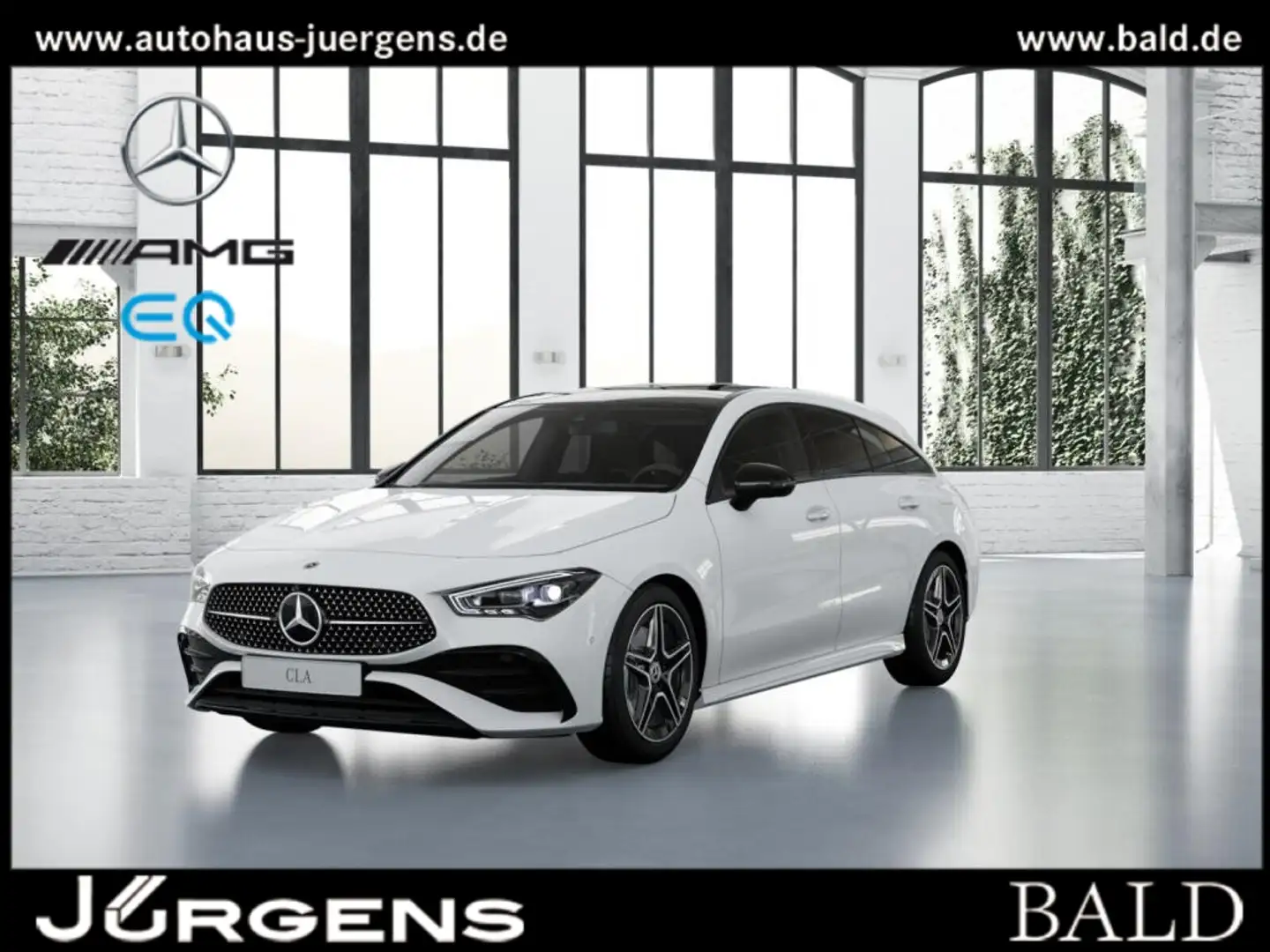 Mercedes-Benz CLA 200 SB AMG-Sport/MLB/360/Pano/Night/Distr/18 Weiß - 1