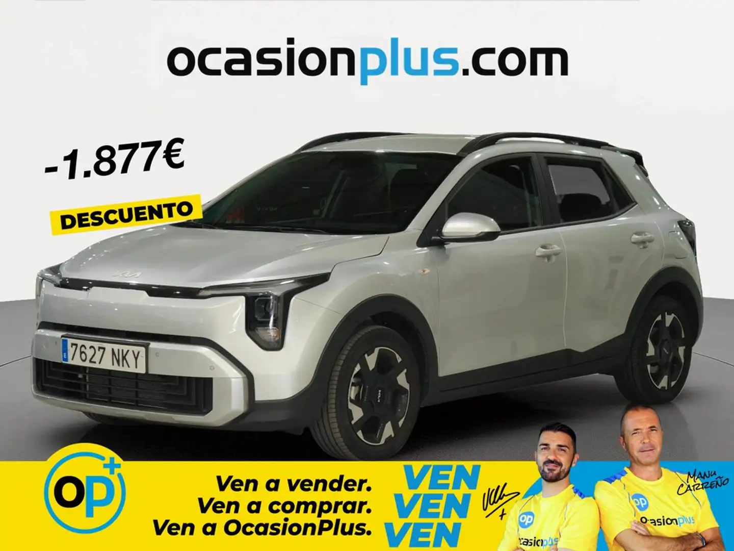 Kia Stonic 1.0 T-GDi MHEV Concept 100 Gris - 1