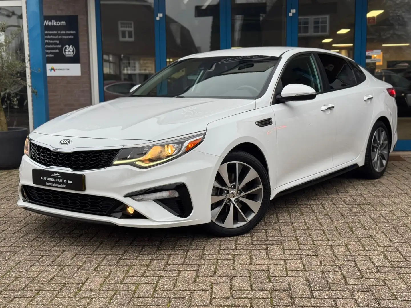 Kia Optima S 2.4 AUT 2019 LEDER CLIMA LM APK NAP Uniek! Wit - 2