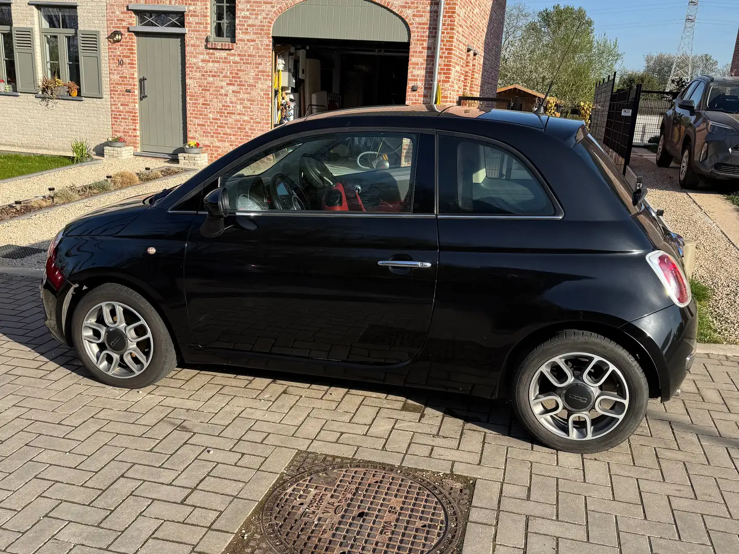 Fiat 500 Zwart - 2