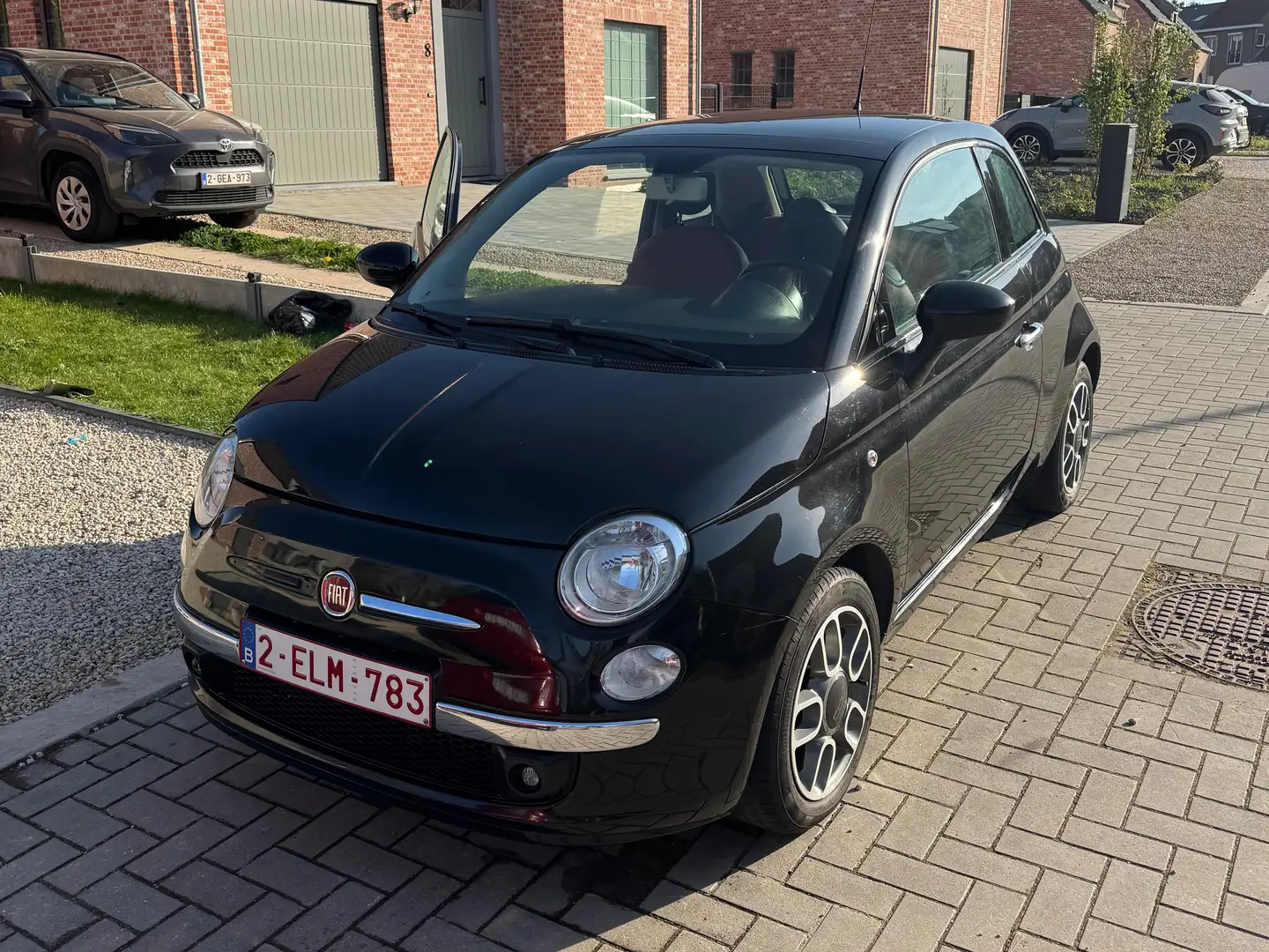 Fiat 500 Zwart - 1