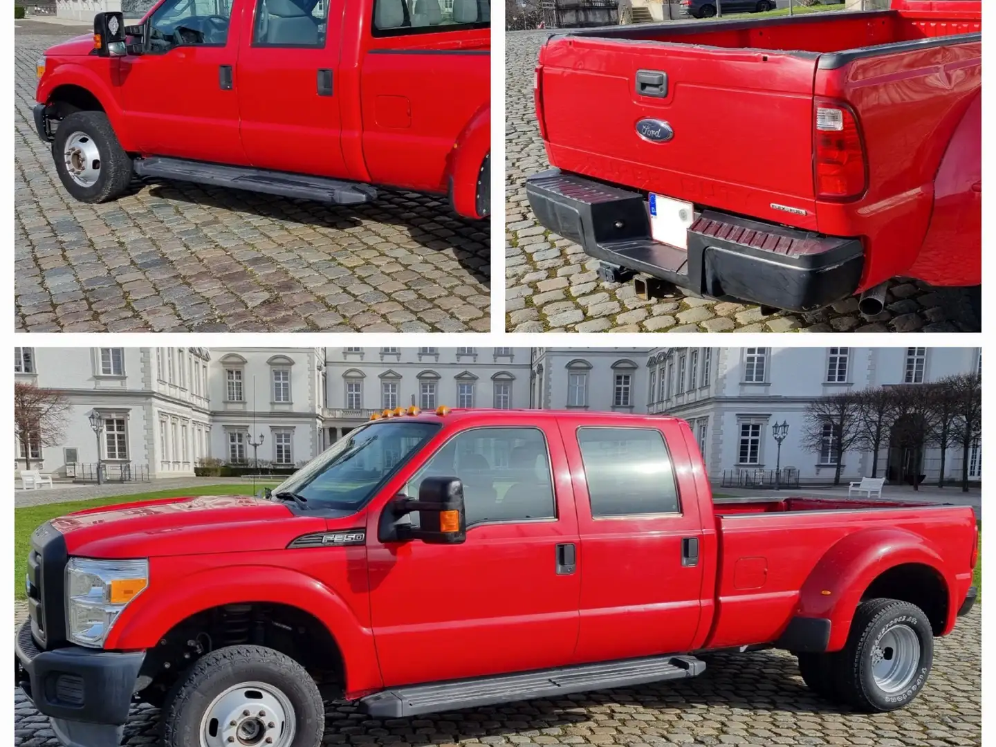 Ford F 350 Super Duty 6.2 L V8 Original 34.000 KM 1. Hd. Doka Red - 1