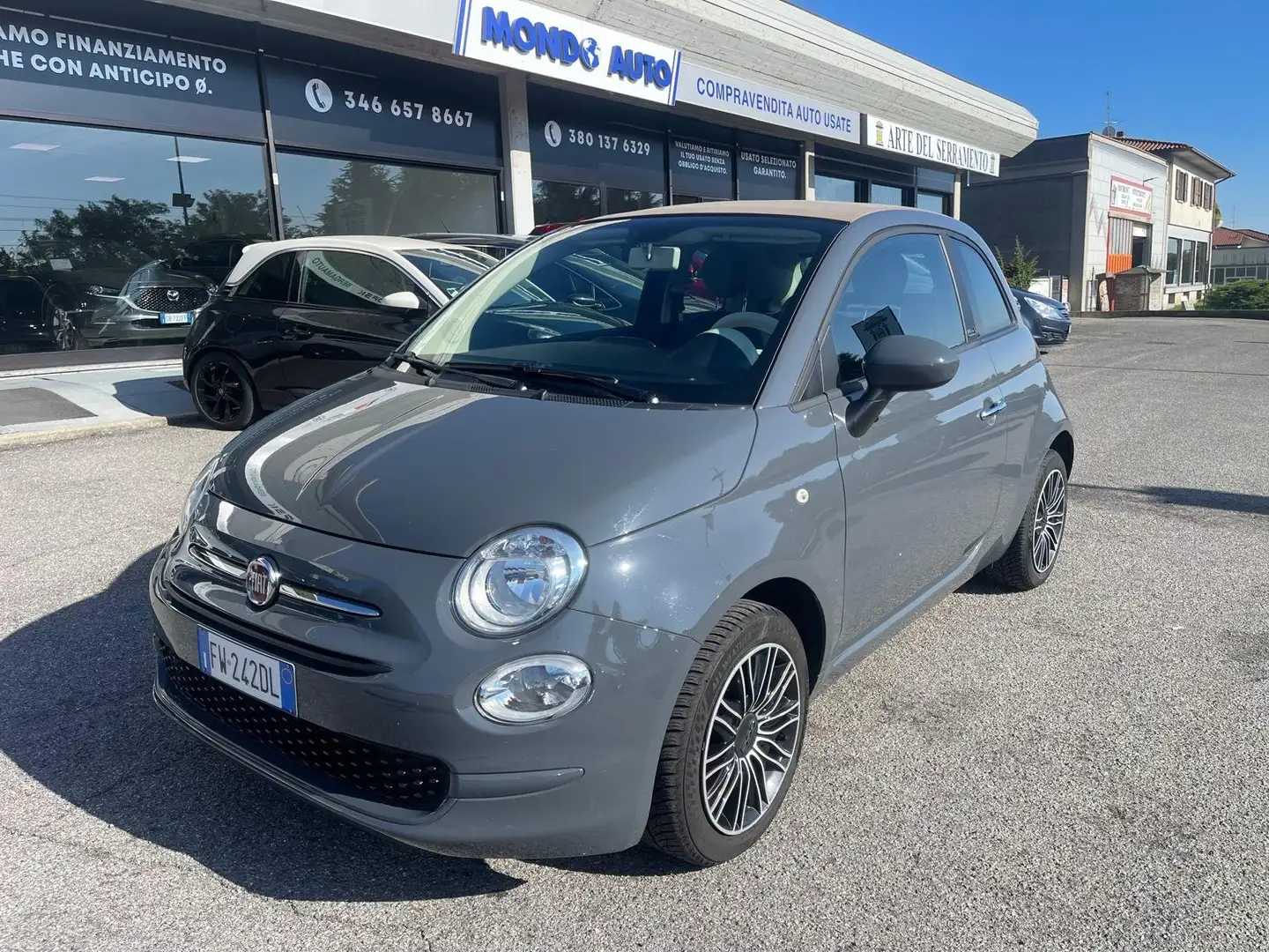 Fiat 500C 500C 1.2 Pop s *NO VINCOLI* Grigio - 1