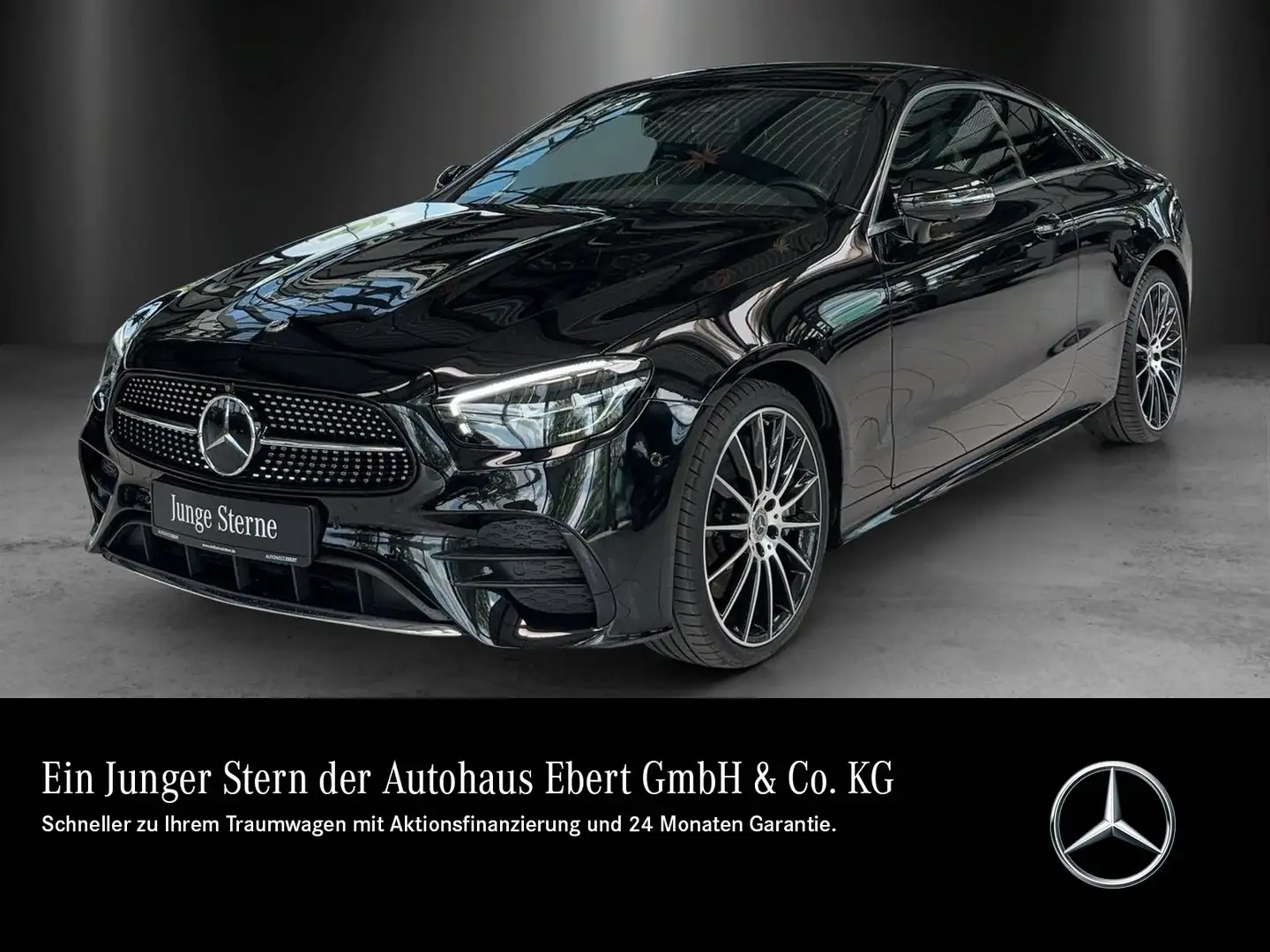 Mercedes-Benz E 400 E400d 4M Cpé AMG Pano LED Burm 360°Memo Business Noir - 1
