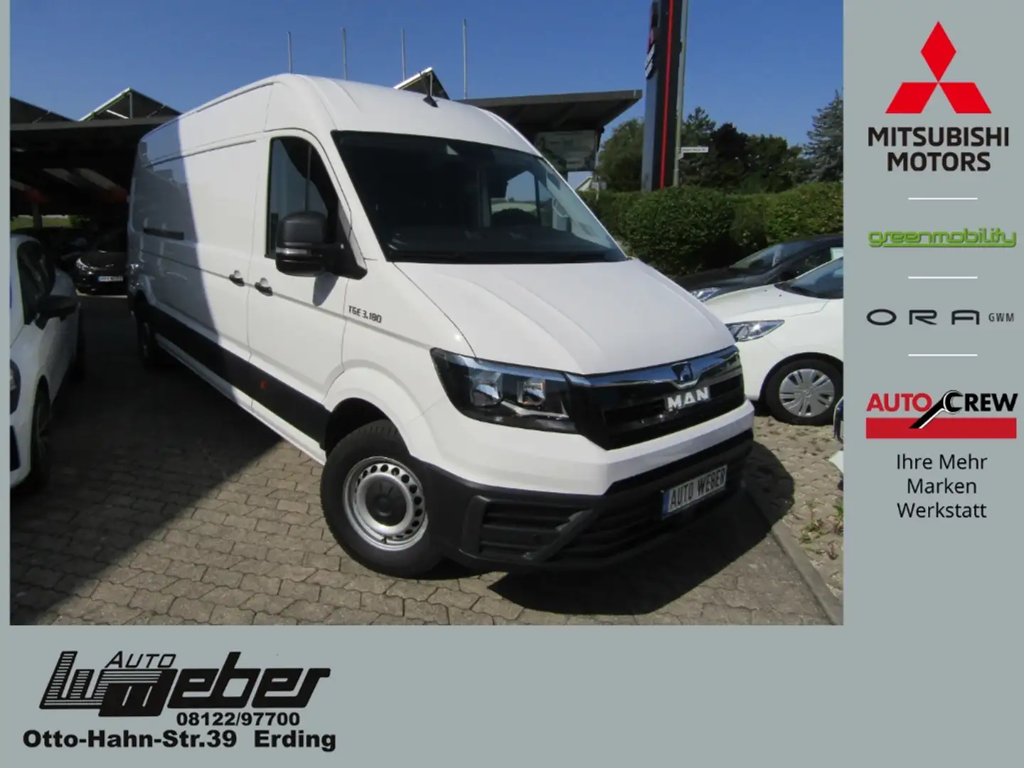 MAN TGE Kasten 3.180 lang Hochdach FWD DSG RFK KLIMA A Blanc - 1