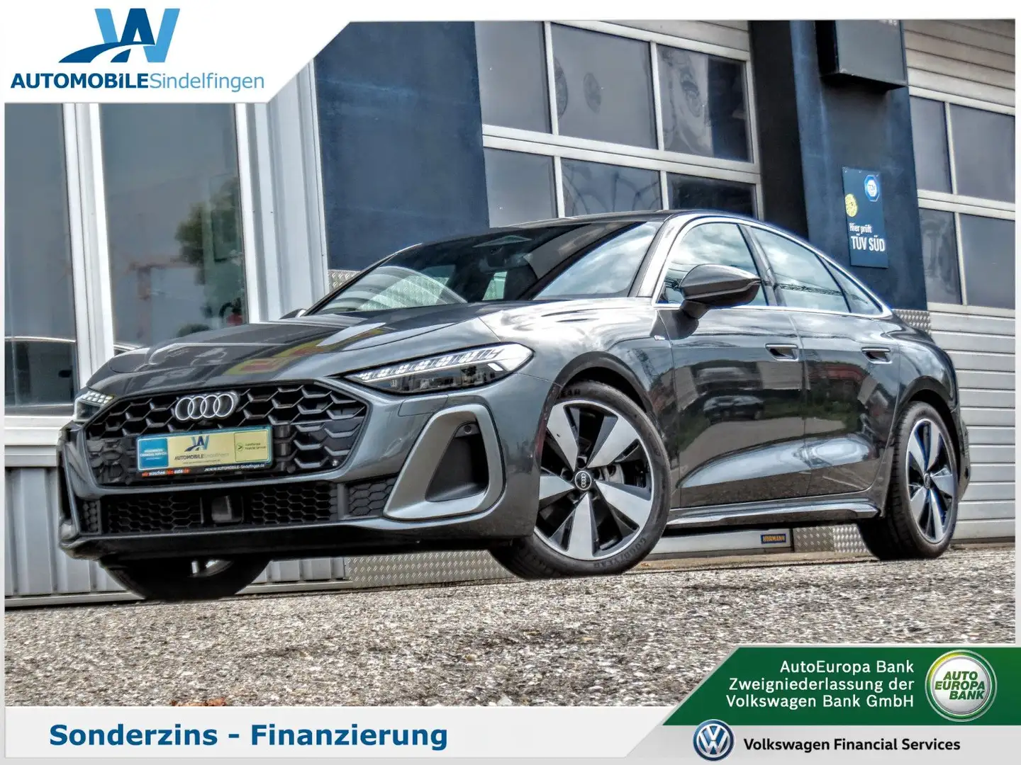 Audi A5 Limousine TFSI 150kW S tronic 2x S line TECH Gris - 1